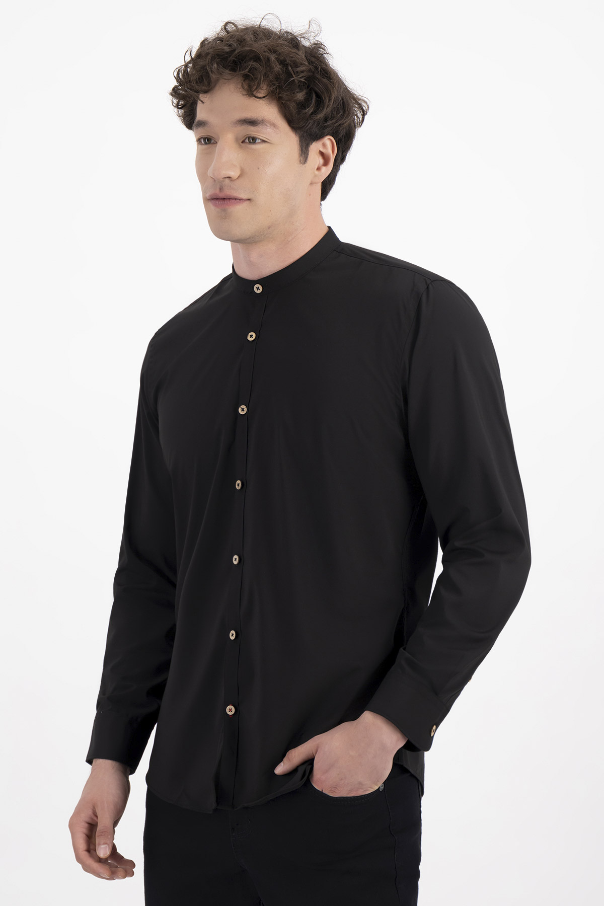 CAMISA CASUAL TLAOLLI SLIM FIT MENS FASHION image number 0