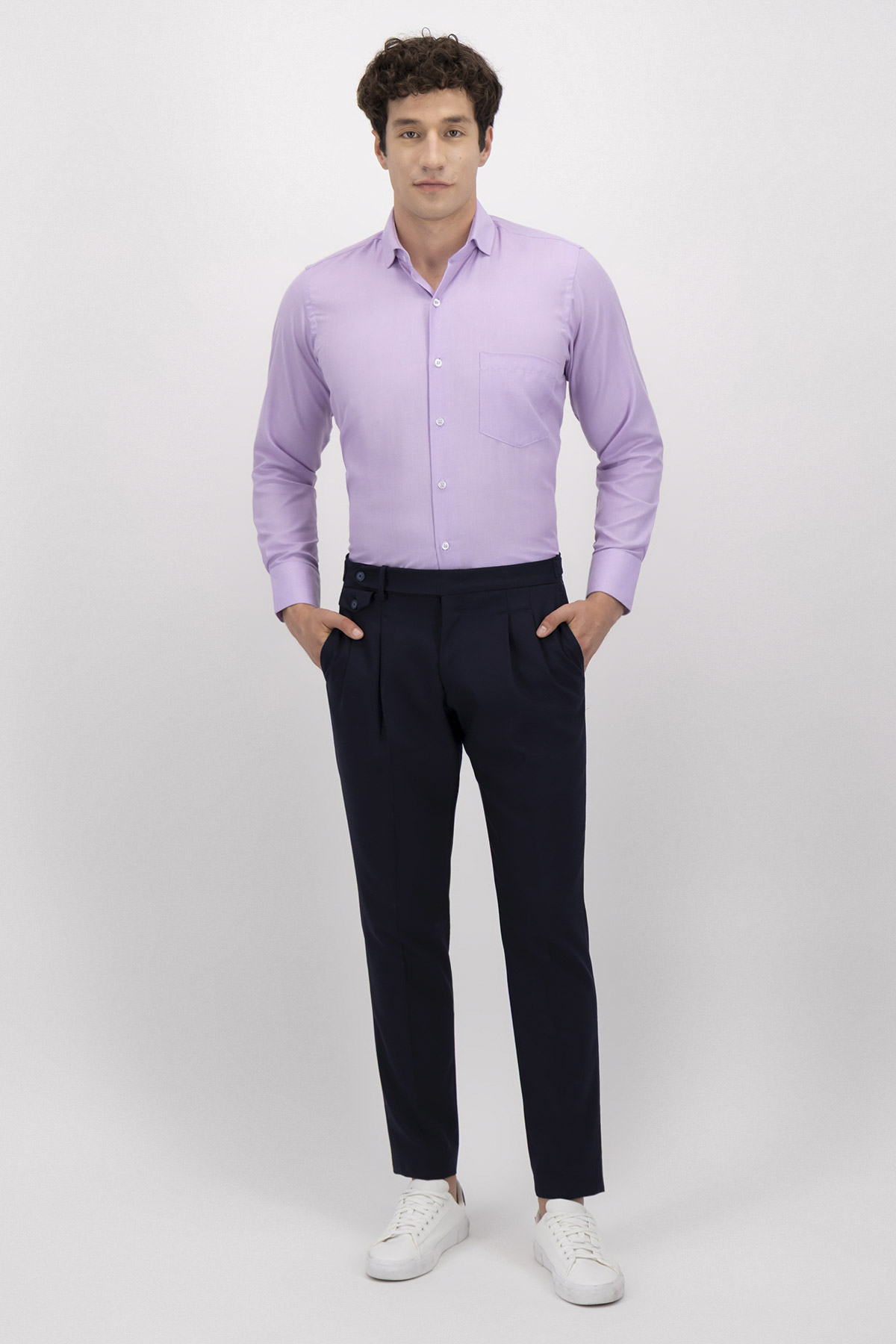 Camisa Cotton Blend Contemporary