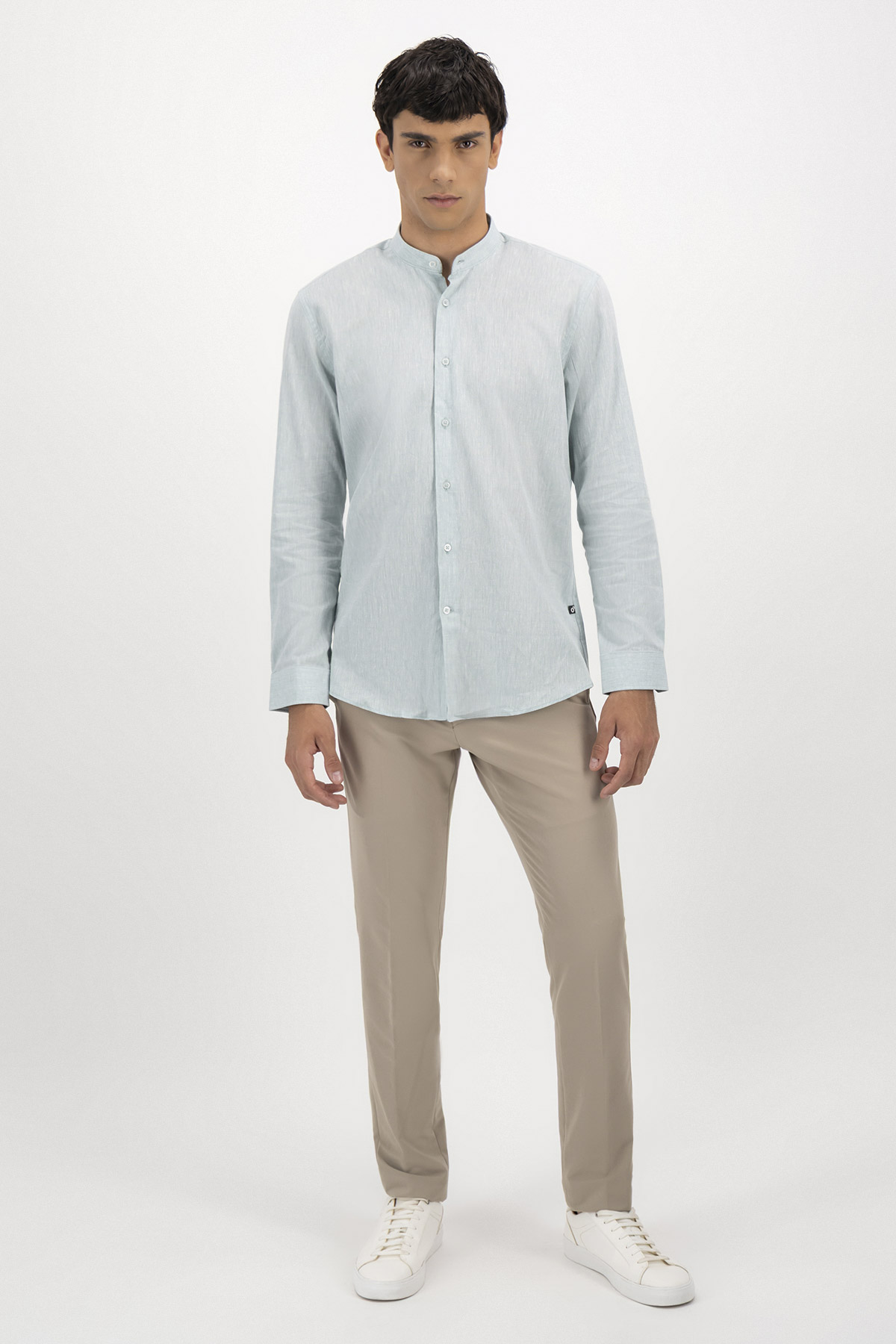 Camisa Casual Lino Slim Fit Lmental image number 3