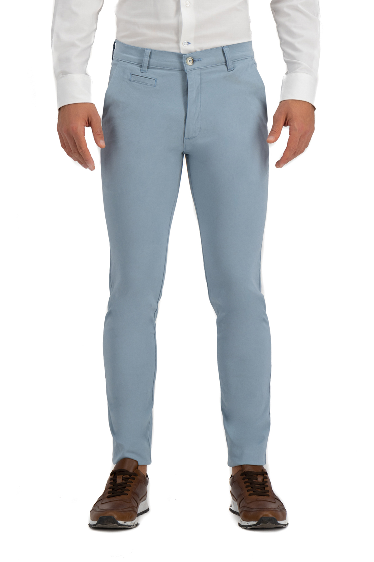 PANTALON SPORT AZUL CLARO SLIM FIT LMENTAL image number 0