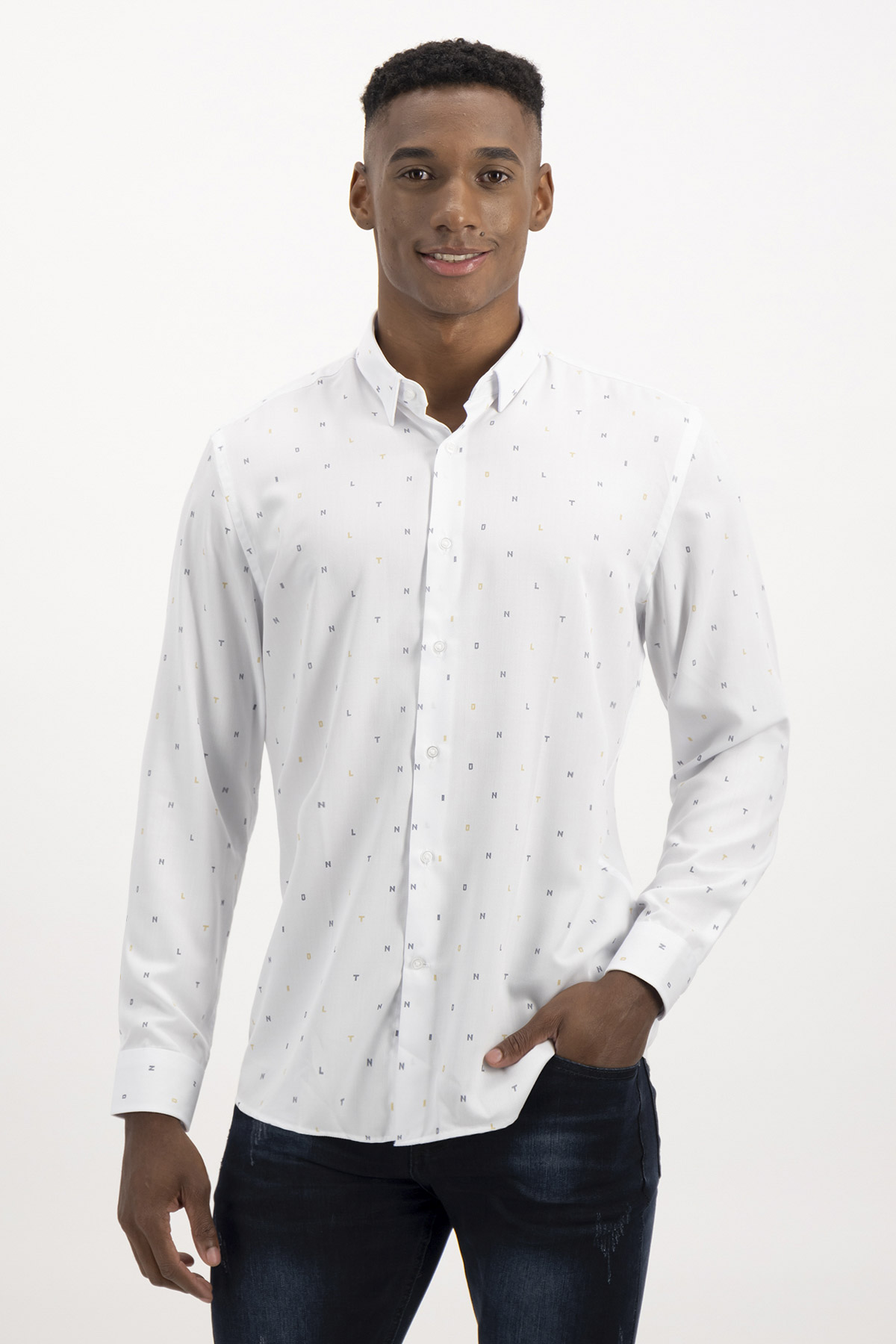 CAMISA  CASUAL BAMBOO FIBER SLIM FIT LMENTAL