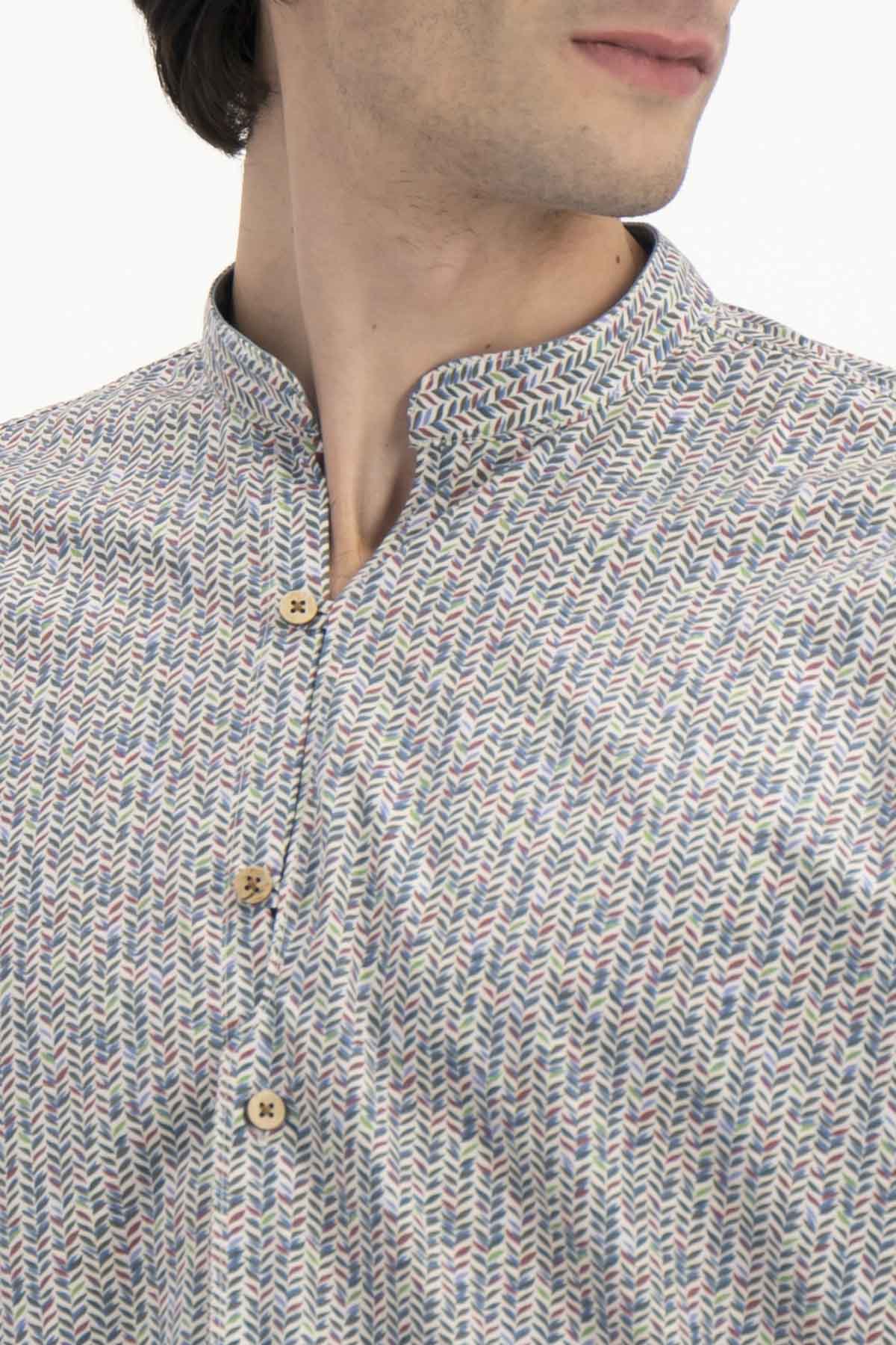 CAMISA CASUAL TLAOLLI SLIM FIT MENS FASHION image number 2