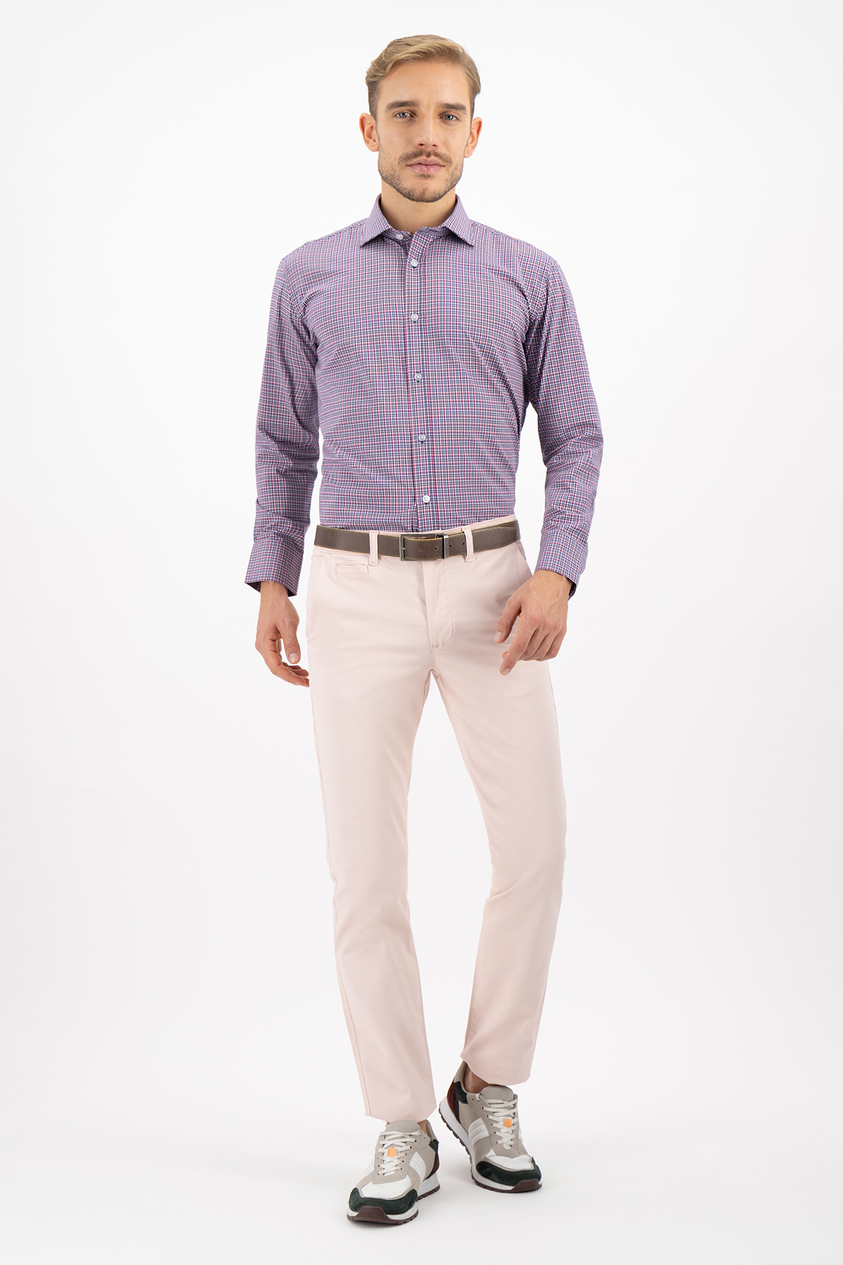 CAMISA CASUAL TENCEL EASY DRY CONTEMPORARY FIT LAMBERTI