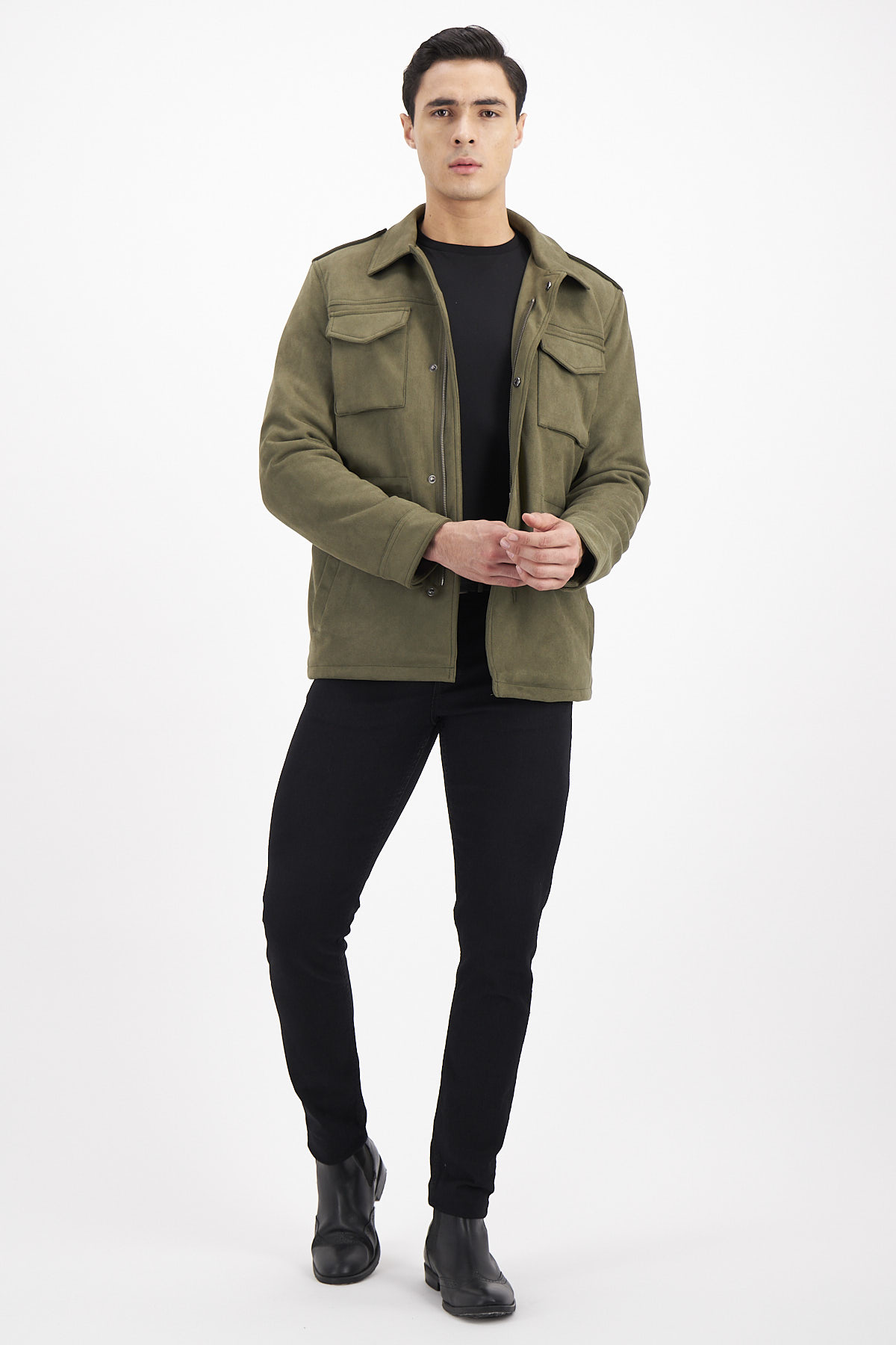 CHAMARRA SLIM FIT LMENTAL image number 0