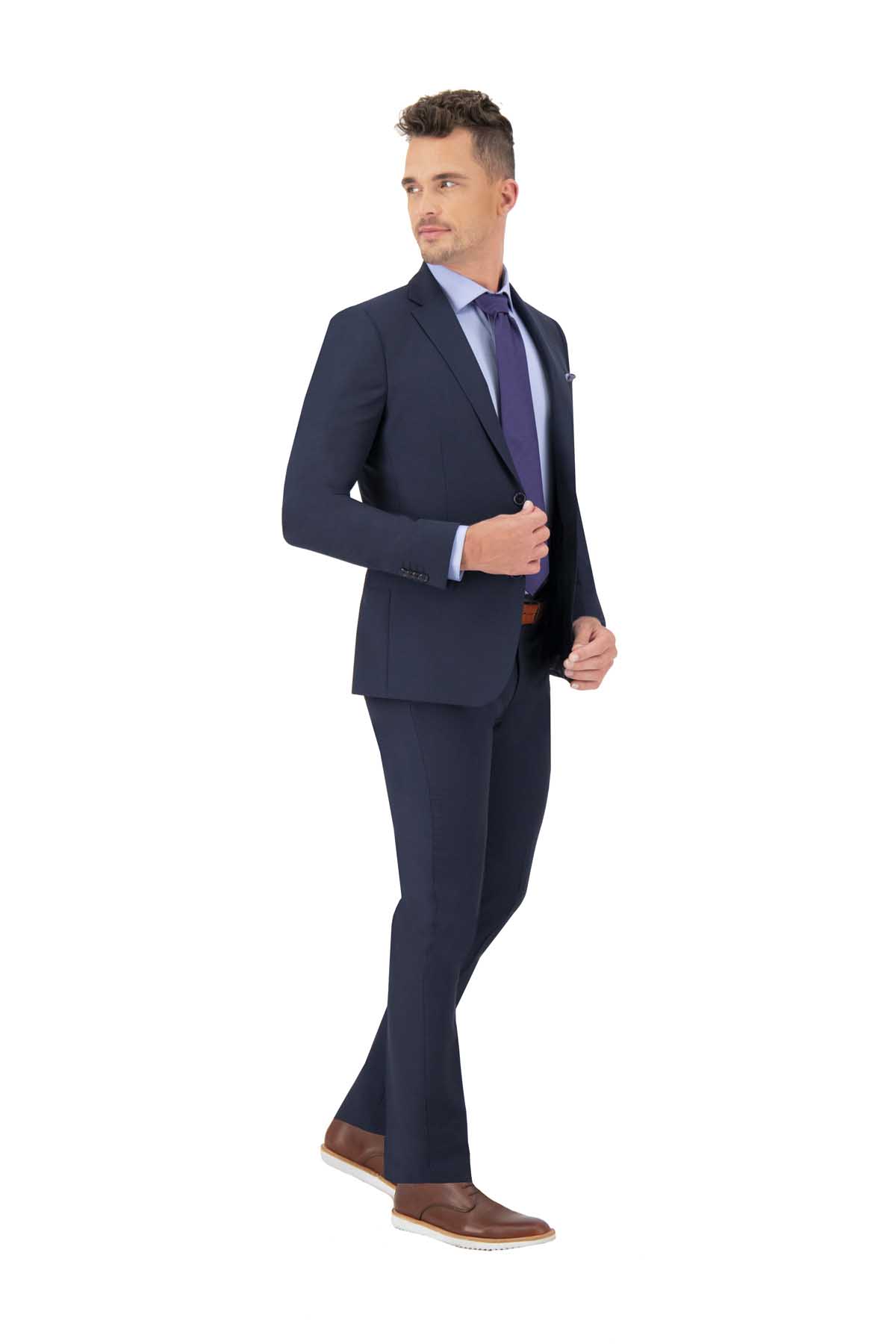 TRAJE AZUL MARINO SLIM FIT LAMBERTI image number 1