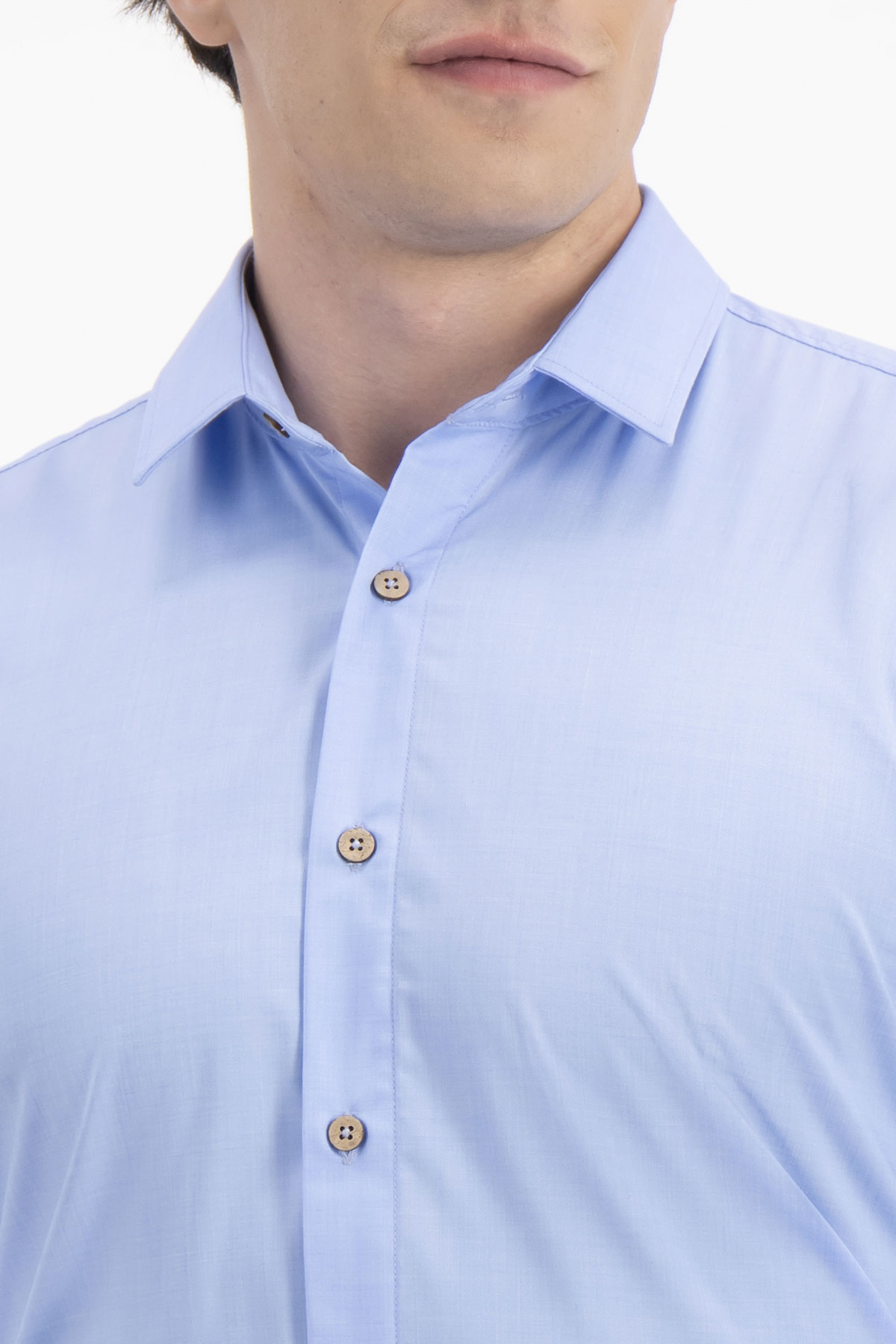 CAMISA CASUAL TLAOLLI SLIM FIT MENS FASHION image number 2