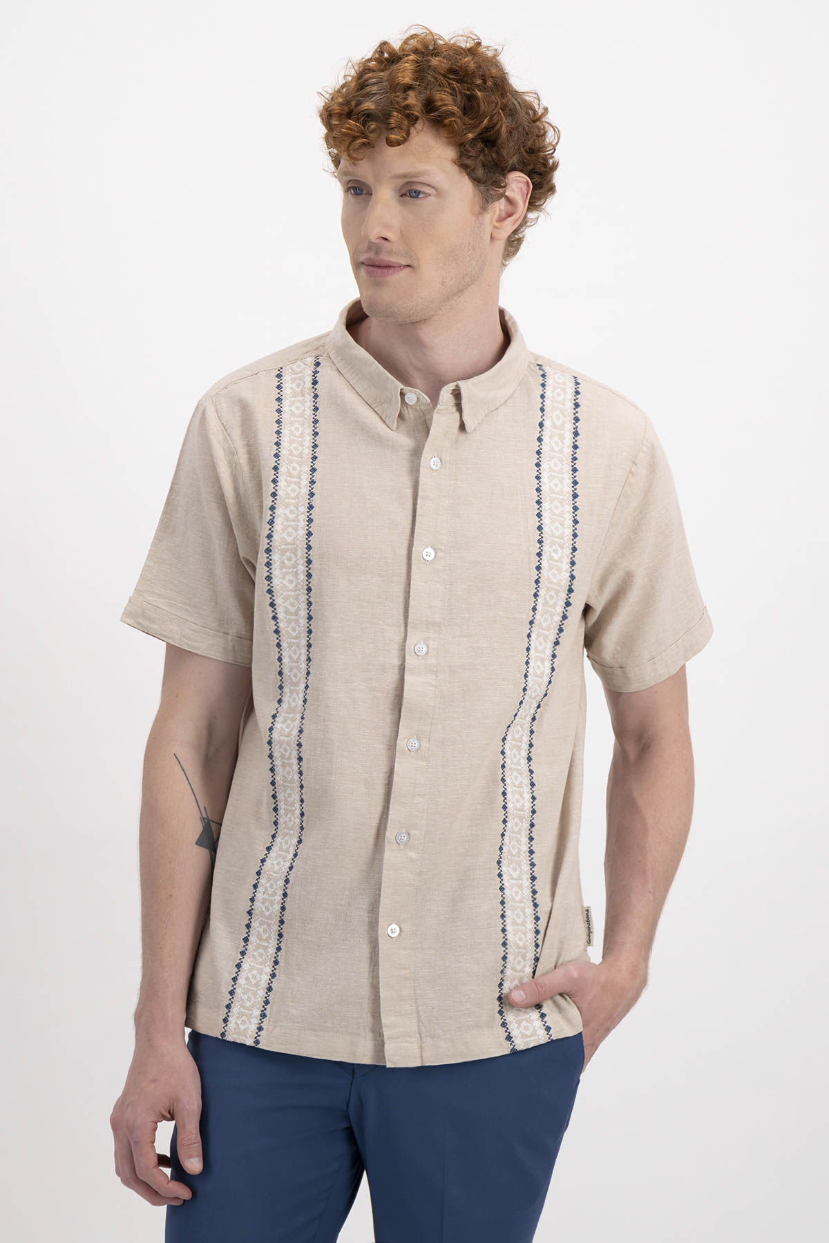 GUAYABERA CASUAL CONTEMPORARY FIT GUAYAHABANA