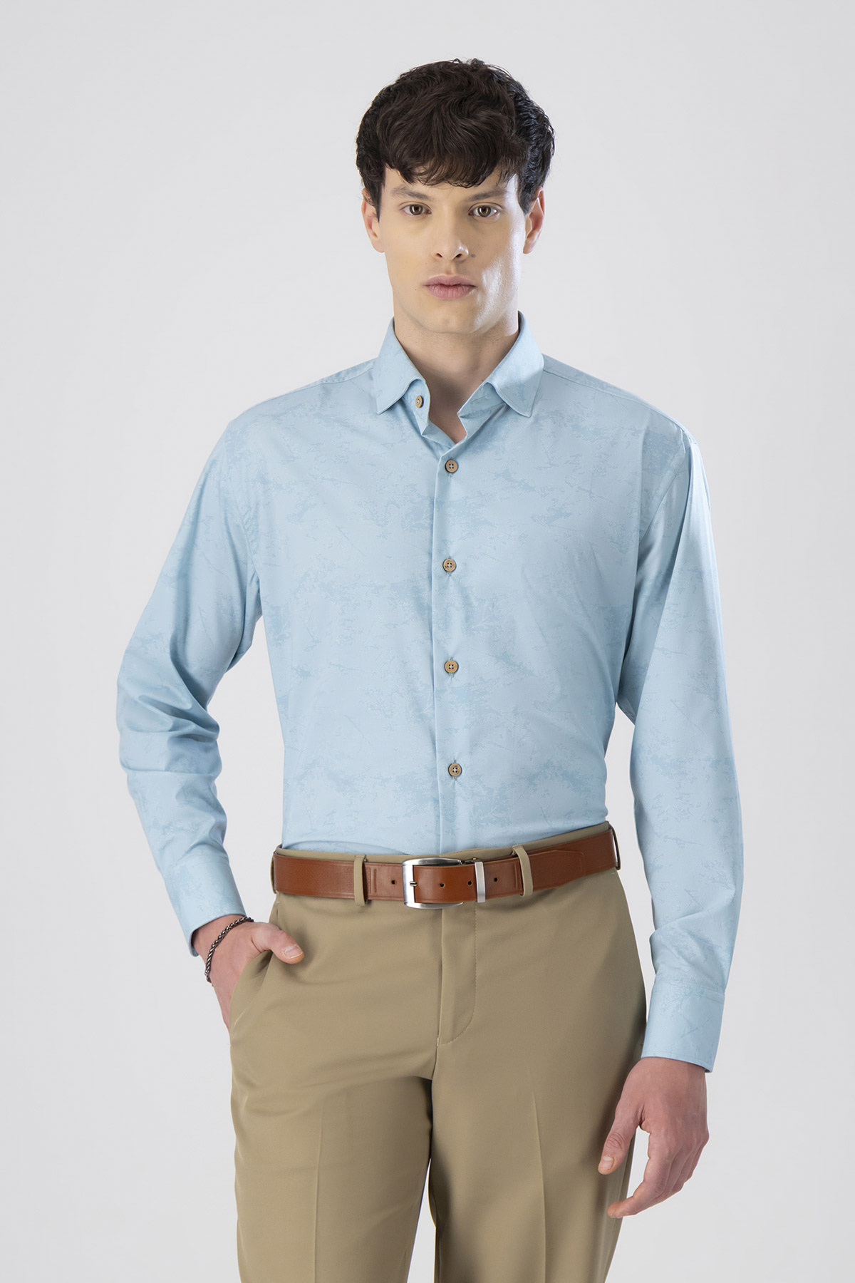 Camisa Formal Tlaolli Contemporary Fit Lamberti image number 2