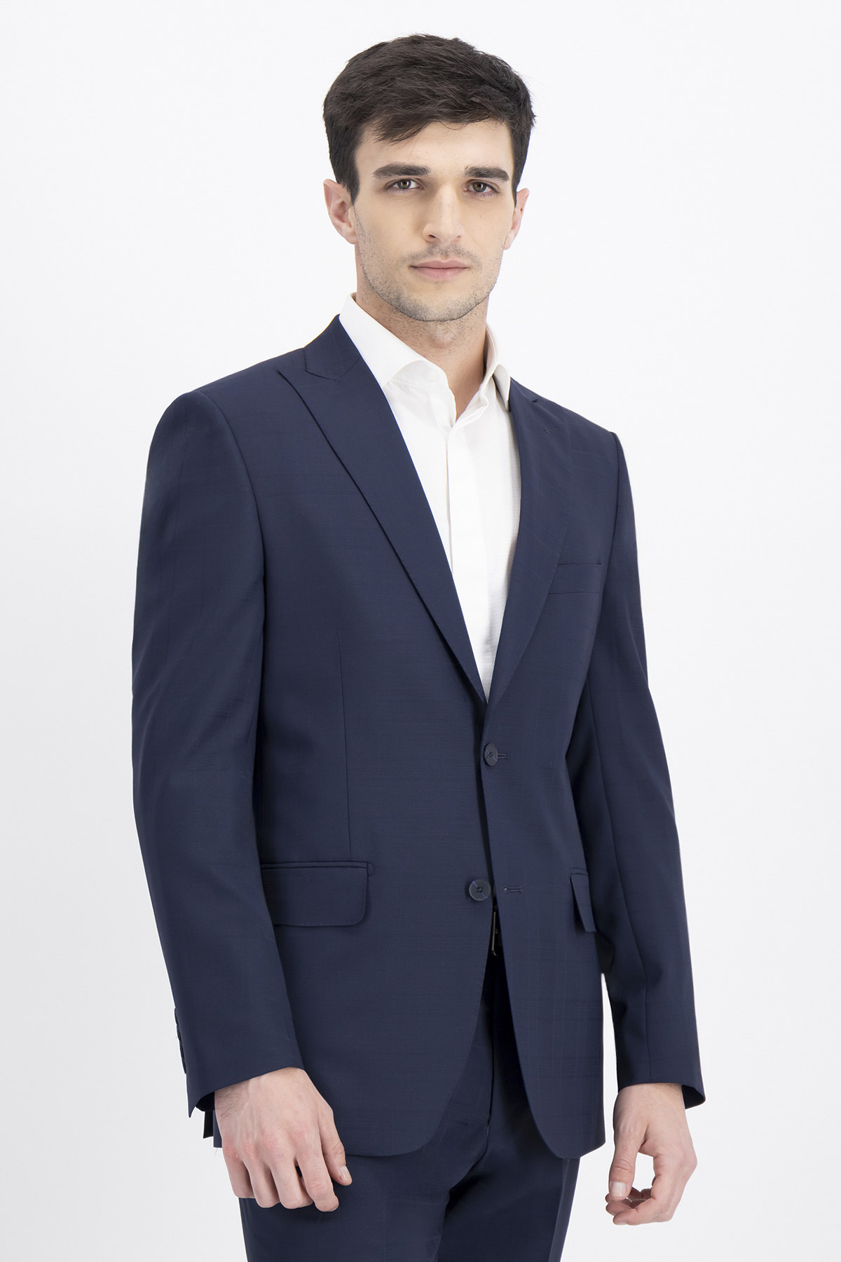 TRAJE FRESCO DI LANA CONTEMPORARY FIT LAMBERTI image number 2
