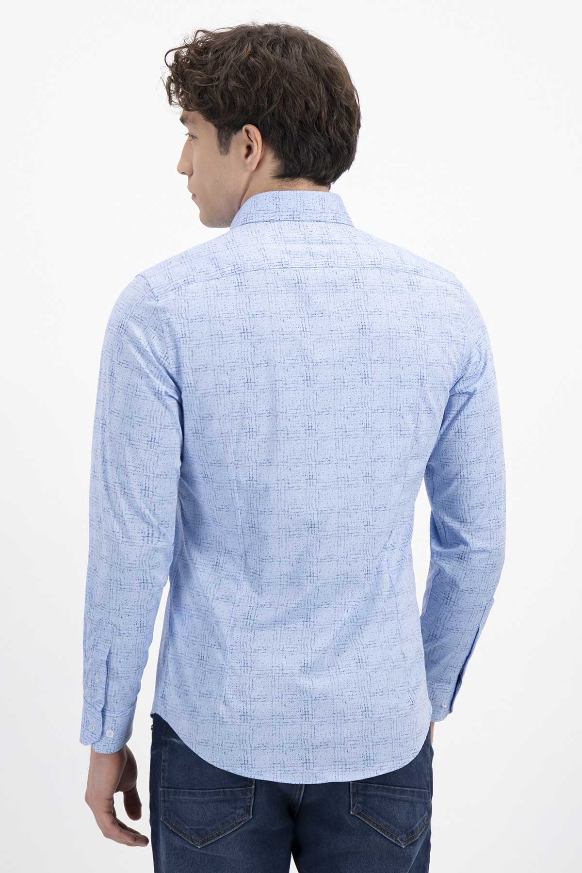 CAMISA FORMAL BAMBOO FIBER SKINNY FIT LMENTAL