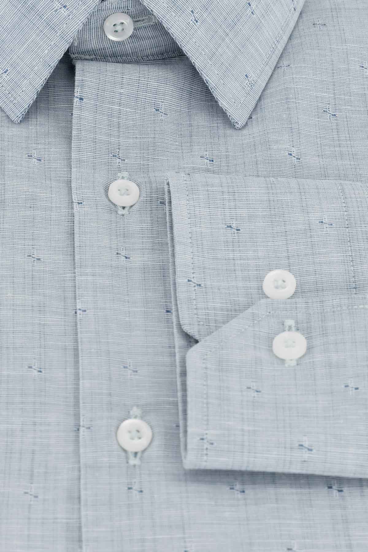 Camisa Formal Linen Slim Fit image number 4