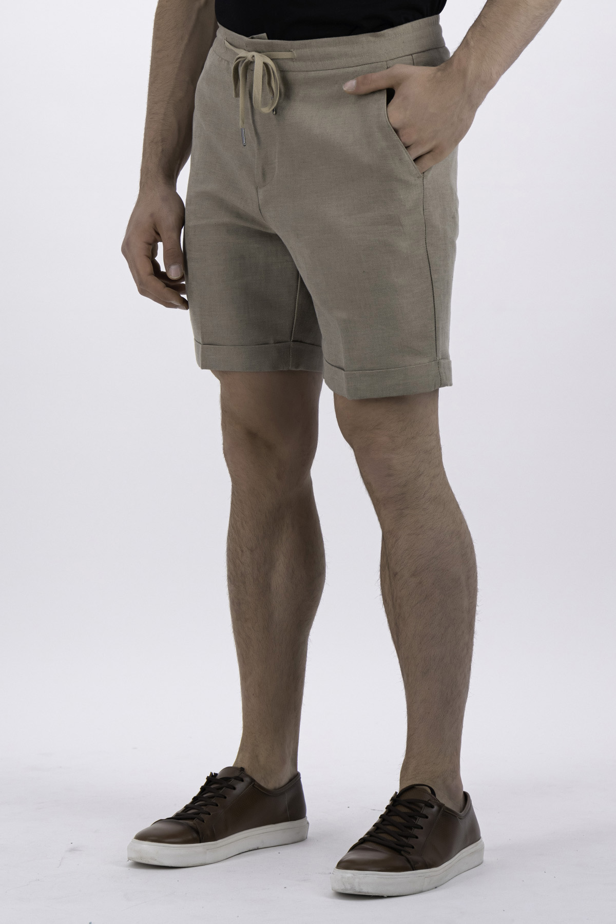 BERMUDA BEIGE OBSCURO SLIM FIT LMENTAL