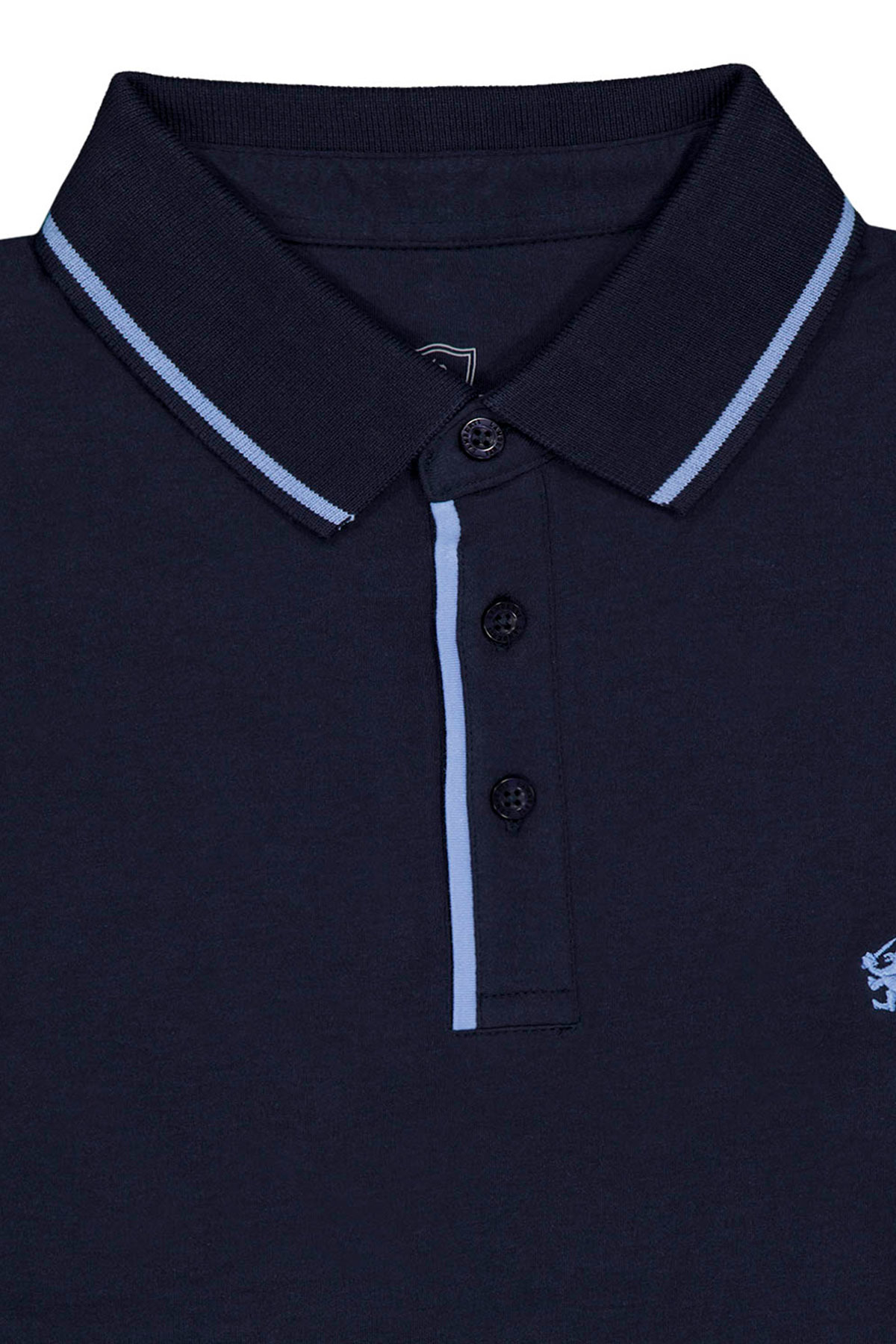 PLAYERA TIPO POLO PREMIUM COTTON CONTEMPORARY FIT LAMBERTI image number 4