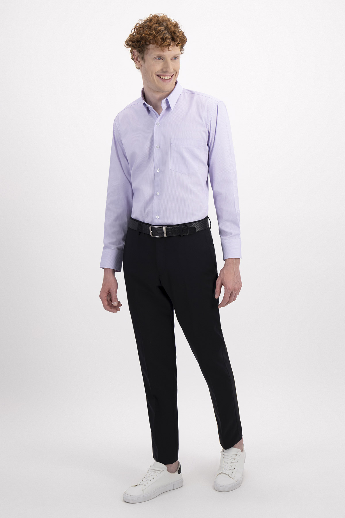 Camisa Formal Contemporary Fit Cotton Blend image number 3