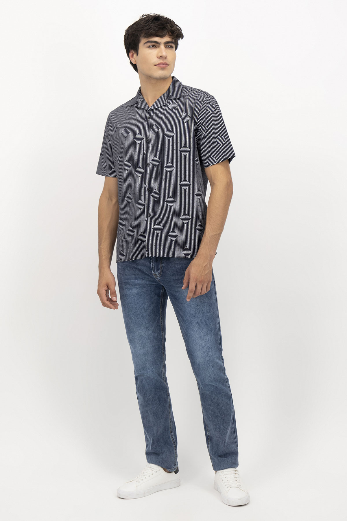 CAMISA CASUAL BAMBOO FIBER SLIM FIT LMENTAL image number 3