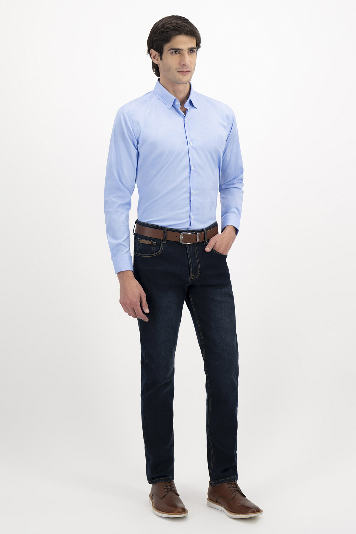 CAMISA FORMAL MILK TOUCH SLIM FIT LMENTAL image number 3