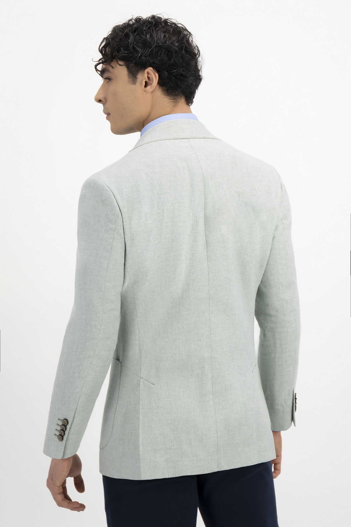 SACO CASUAL SLIM FIT LMENTAL image number 1
