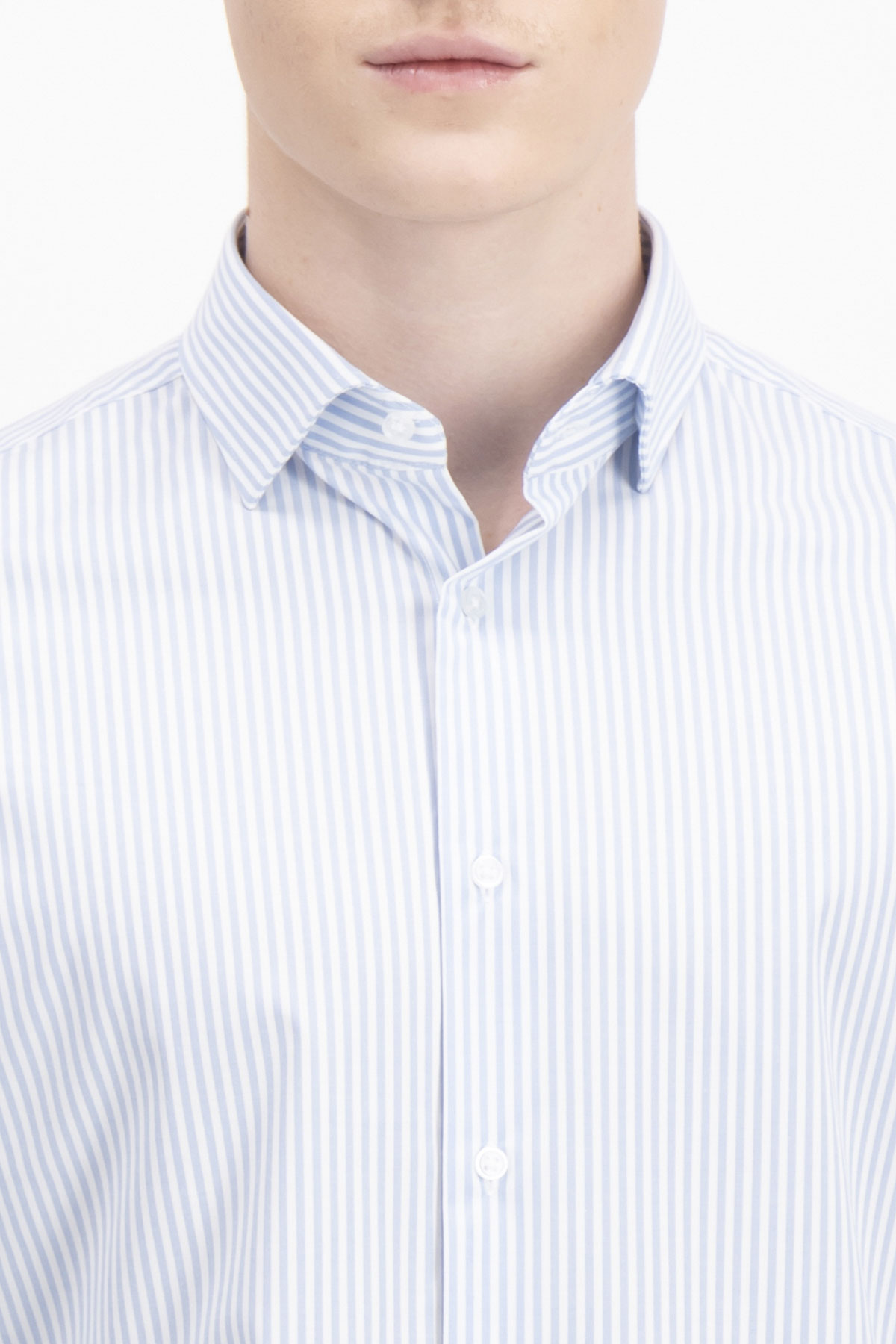 CAMISA FORMAL BAMBOO FIBER SKINNY FIT LMENTAL image number 2