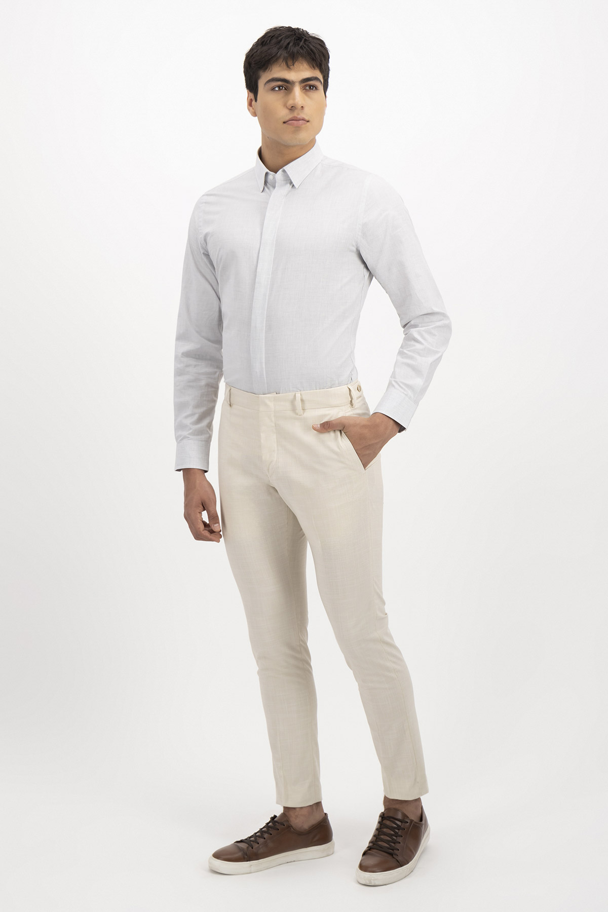 CAMISA FORMAL SKINNY FIT LMENTAL image number 3