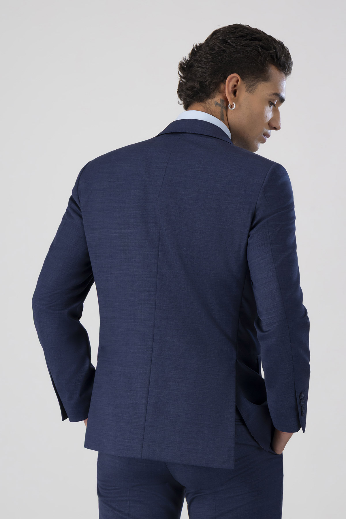 Traje Fresco Di Lana Slim Fit Lamberti