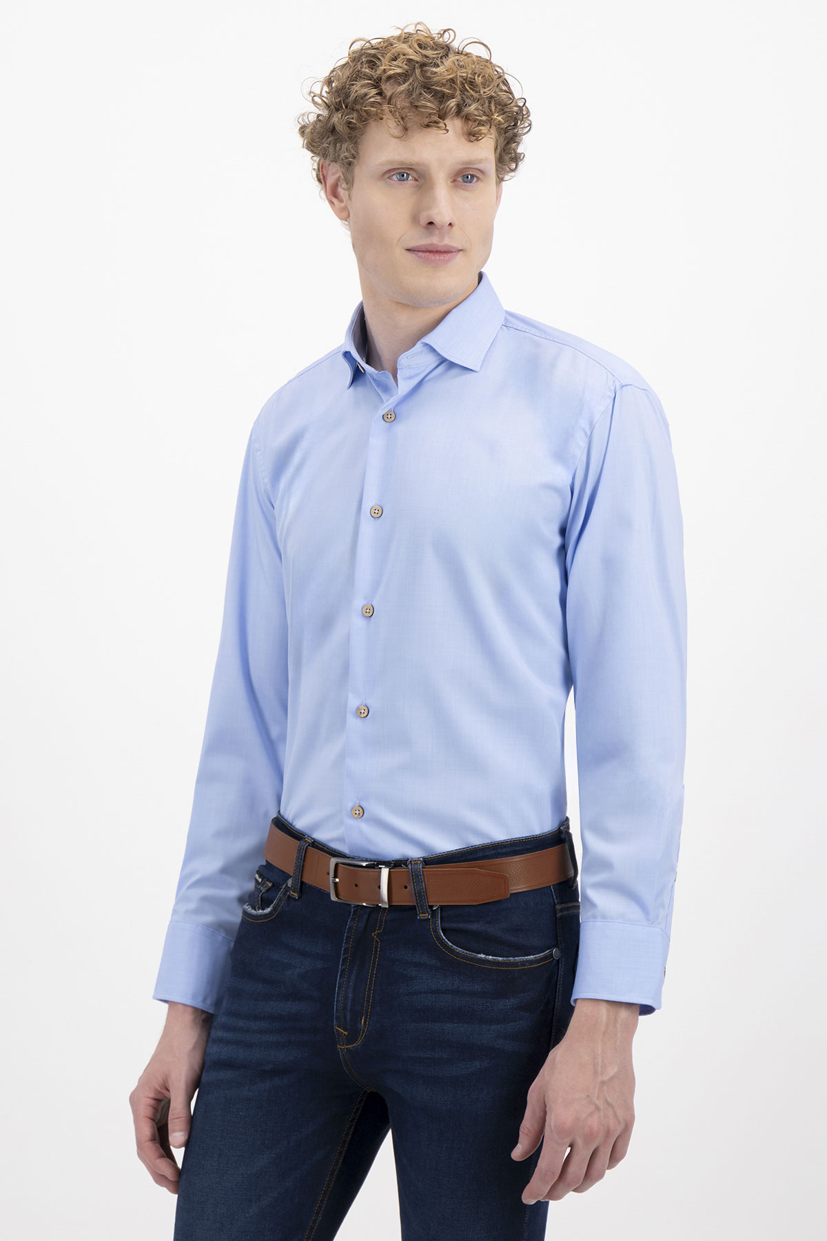 CAMISA FORMAL TLAOLLI CONTEMPORARY FIT MENS FASHION
