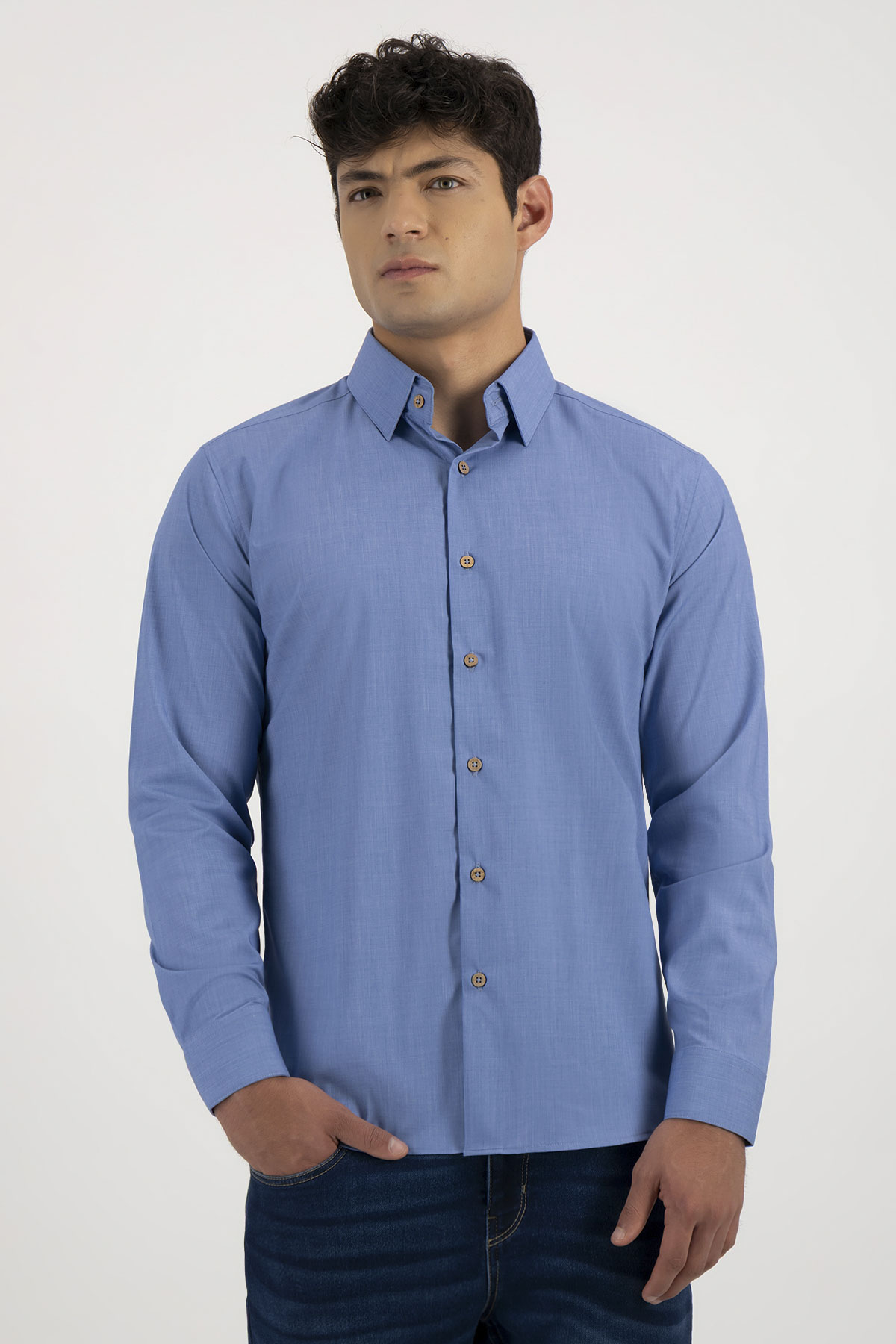 Camisa Formal Tlaolli Slim Fit