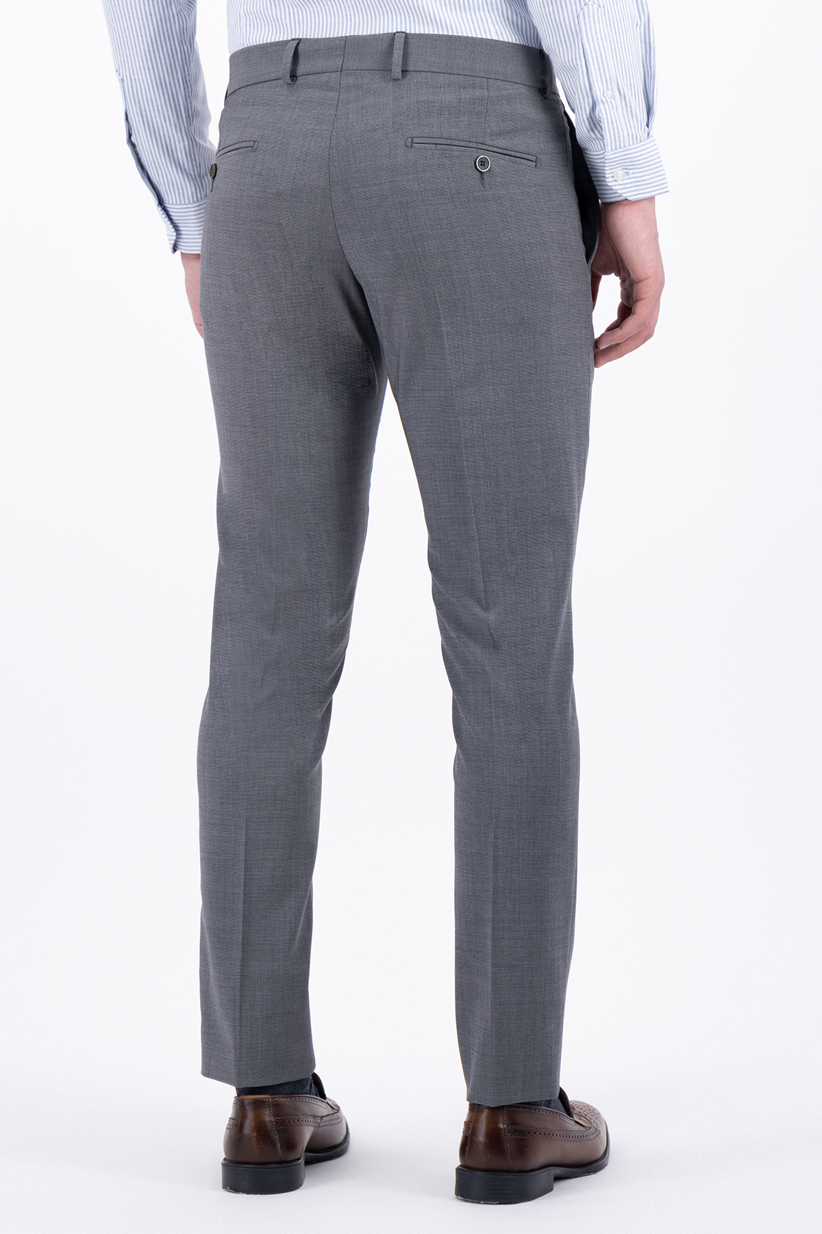TRAJE COLOR GRIS SLIM FIT LAMBERTI image number 4