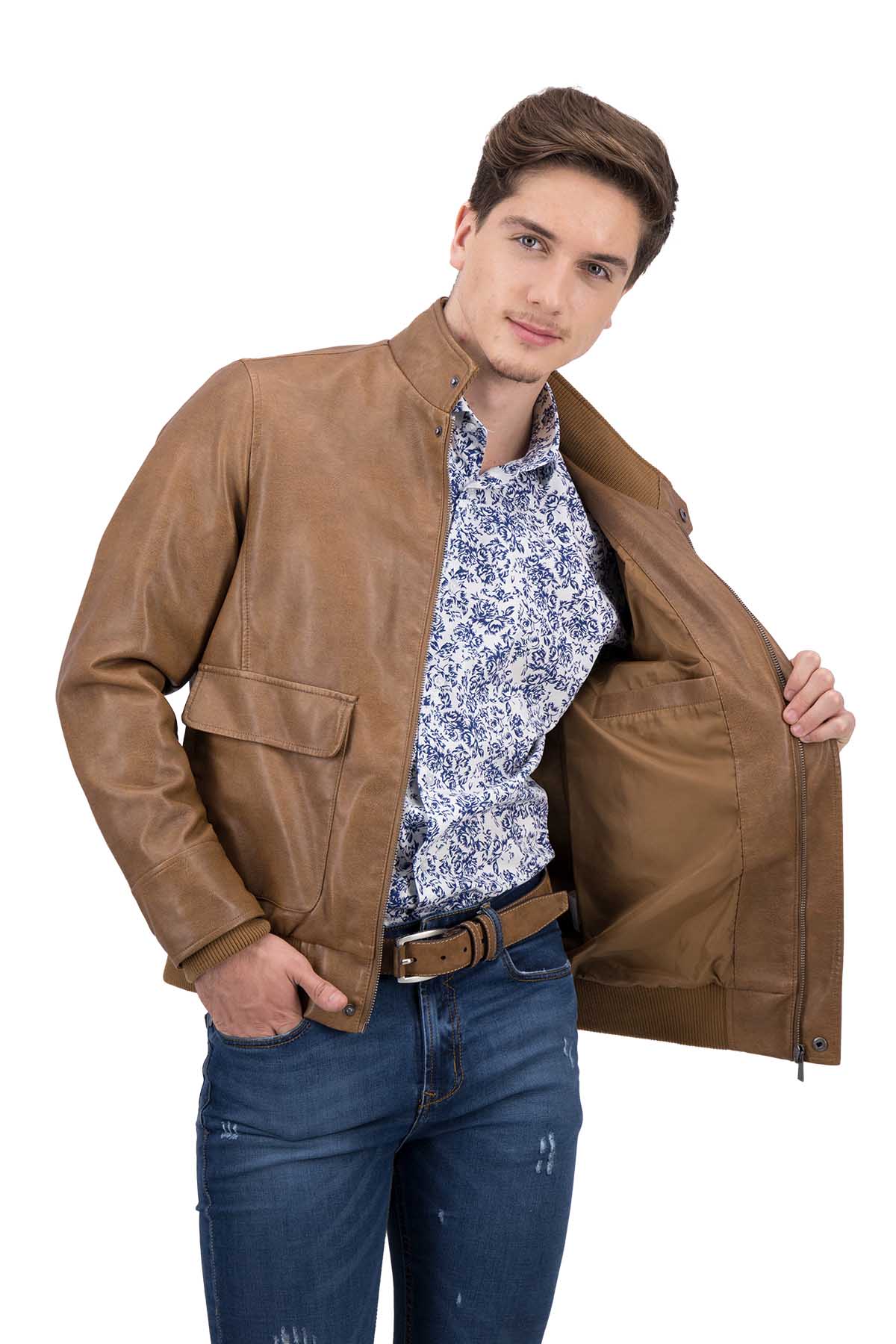 CHAMARRA SLIM FIT LMENTAL image number 0