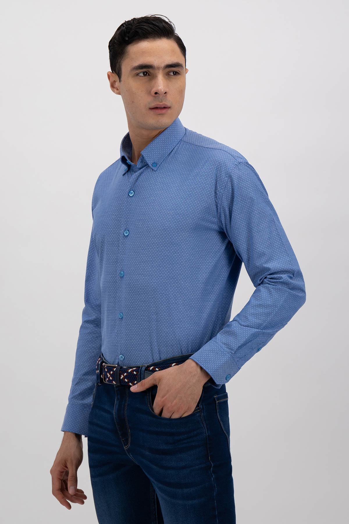 CAMISA CASUAL SLIM FIT LMENTAL