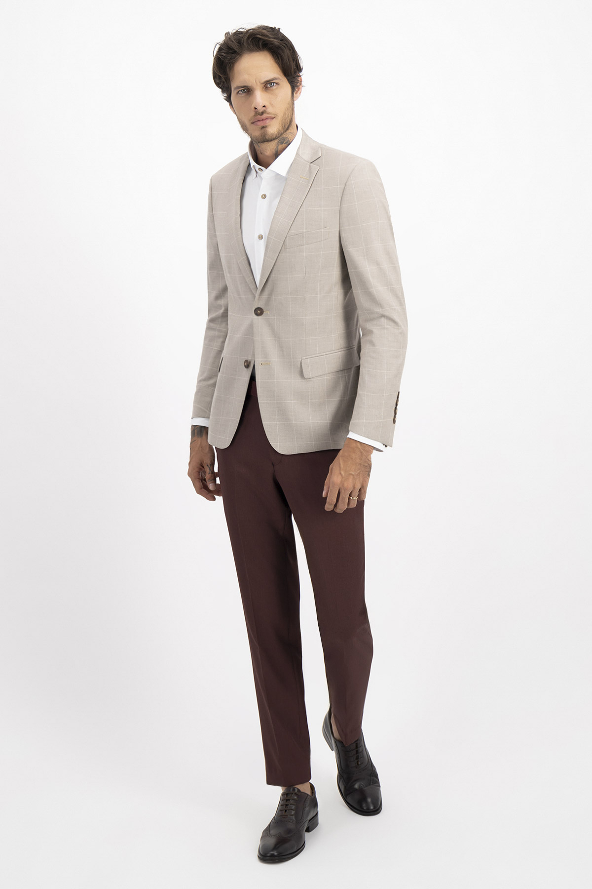 SACO CASUAL SLIM FIT LMENTAL image number 2