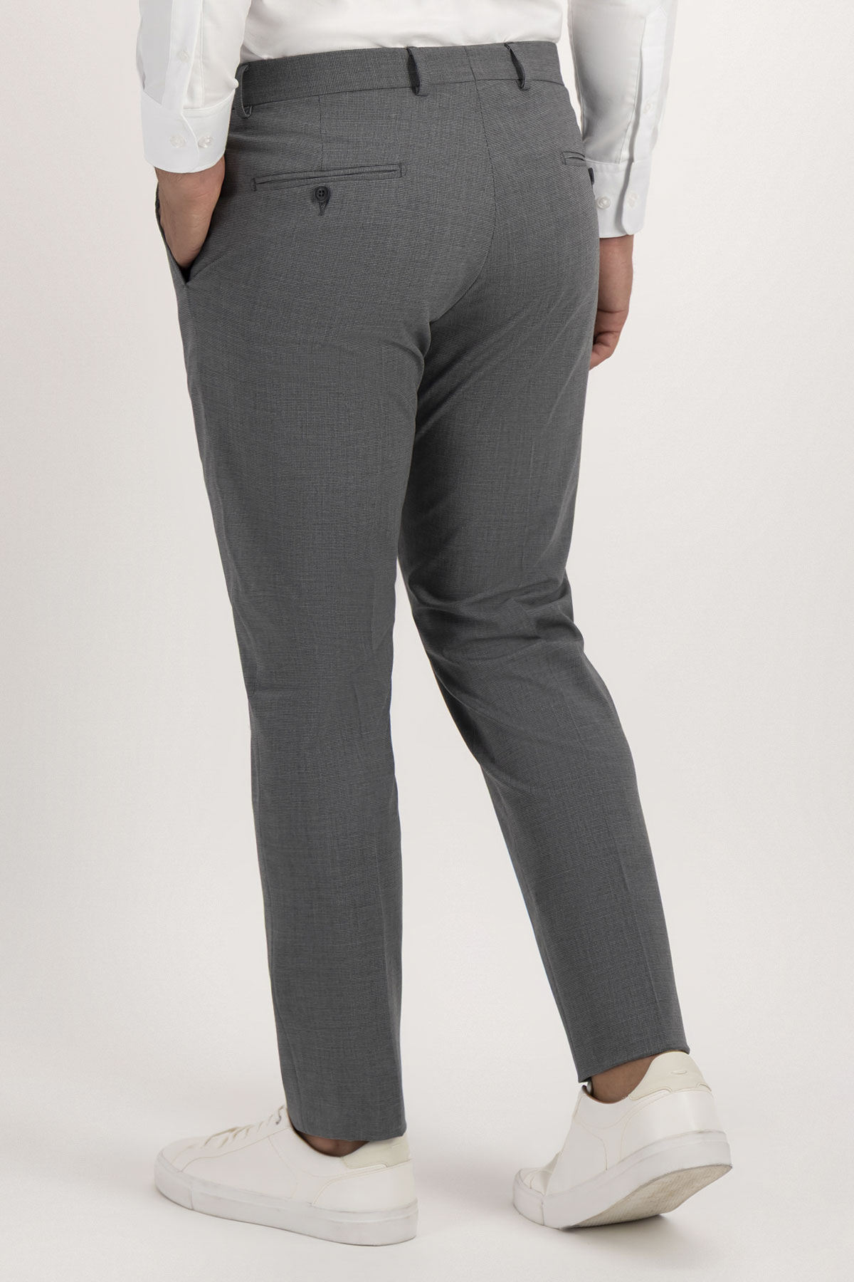Pantalón Formal Wool Blend Slim Fit Lamberti image number 3