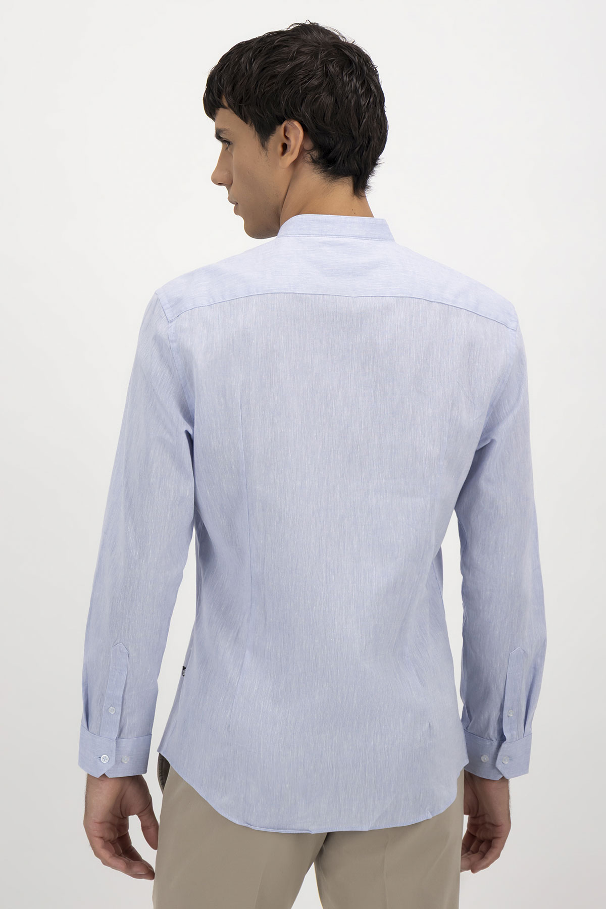 Camisa Casual Linen Slim Fit Lmental