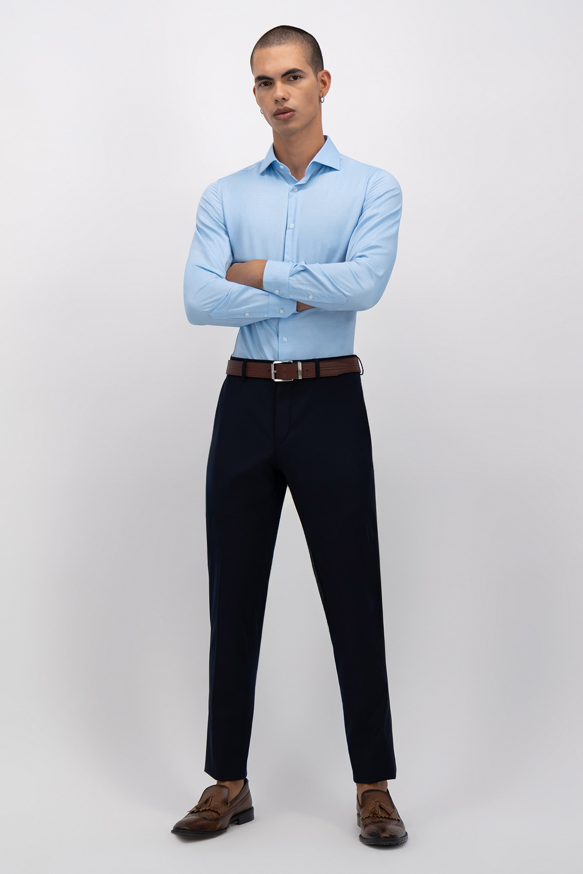 CAMISA VESTIR BAMBOO FIBER SKINNY FIT LMENTAL image number 0