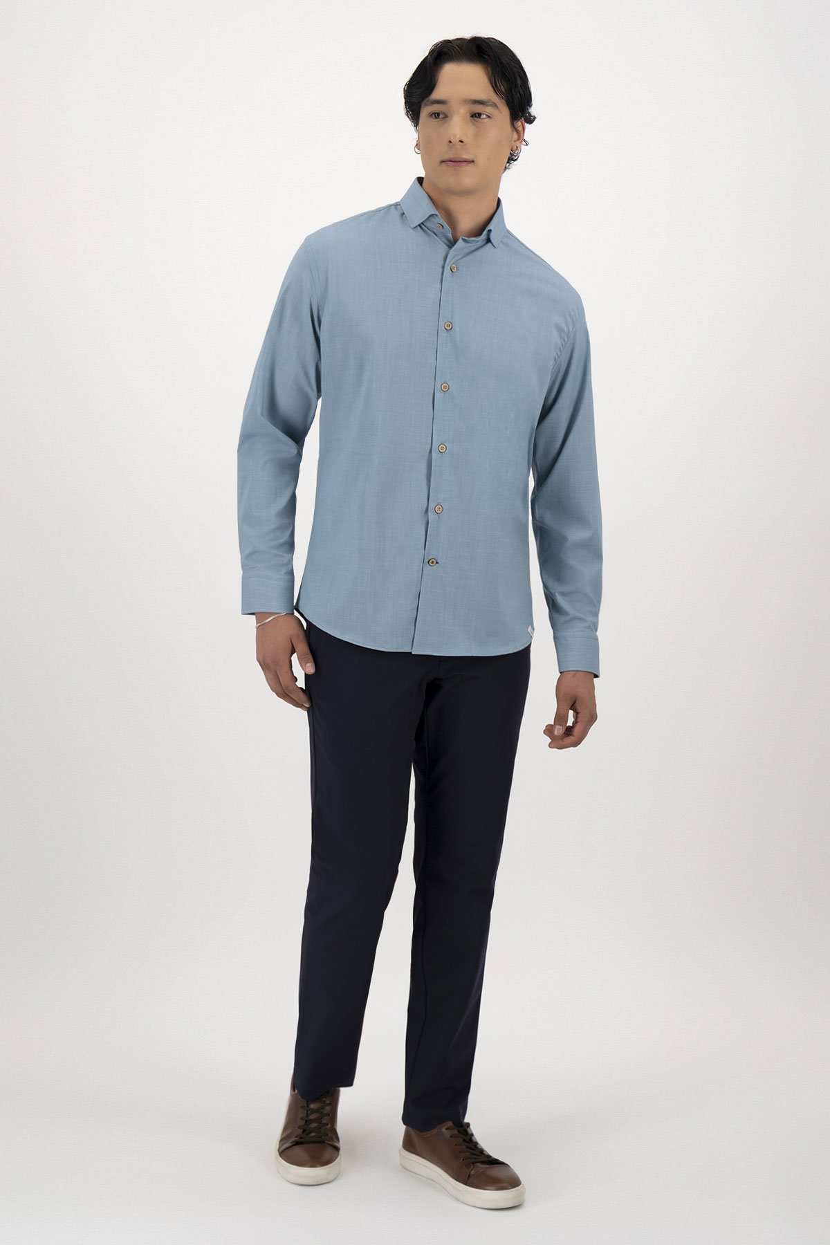 Camisa Vestir Tlaolli Slim Fit image number 3