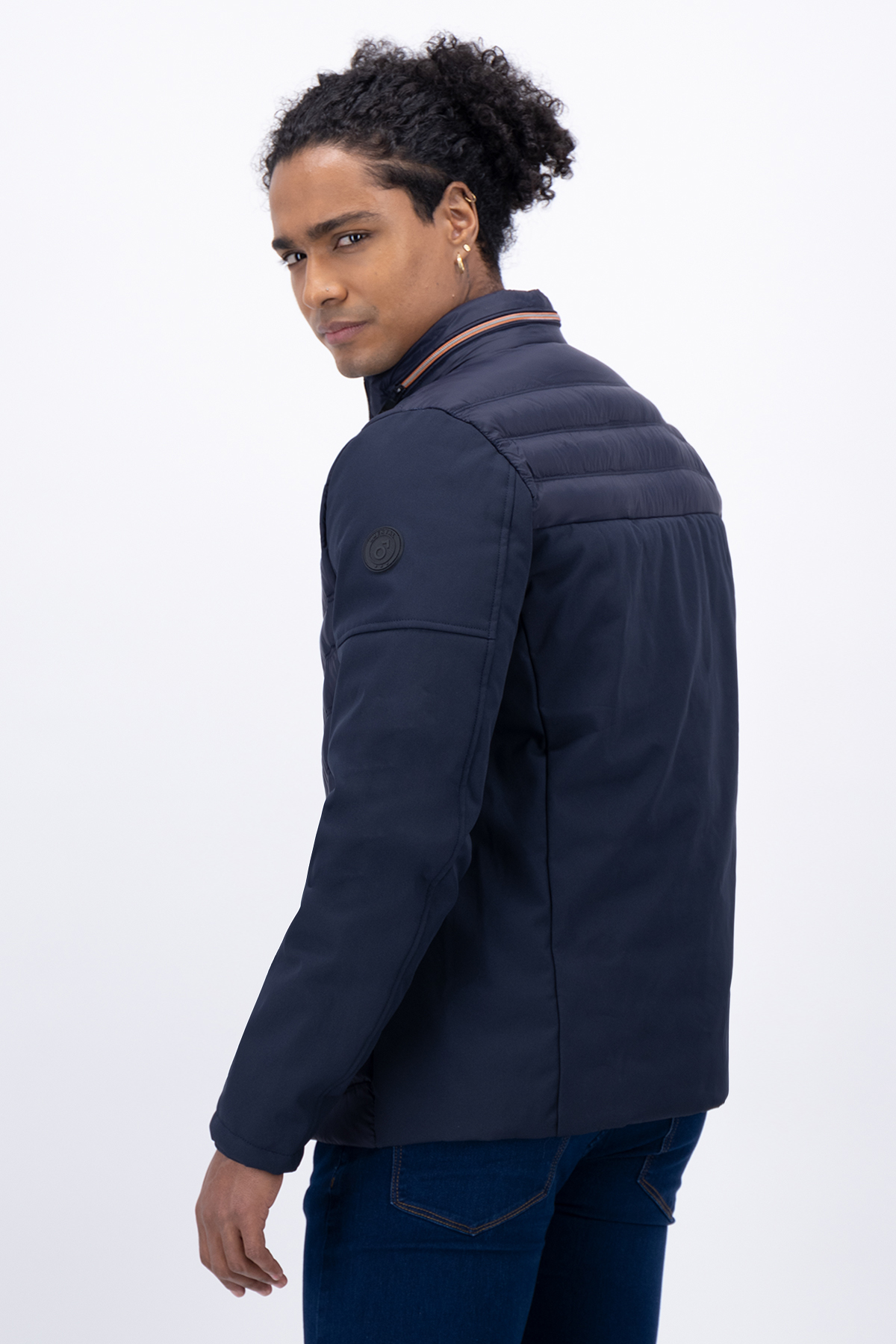 CHAMARRA AZUL MARINO SLIM FIT LMENTAL image number 2
