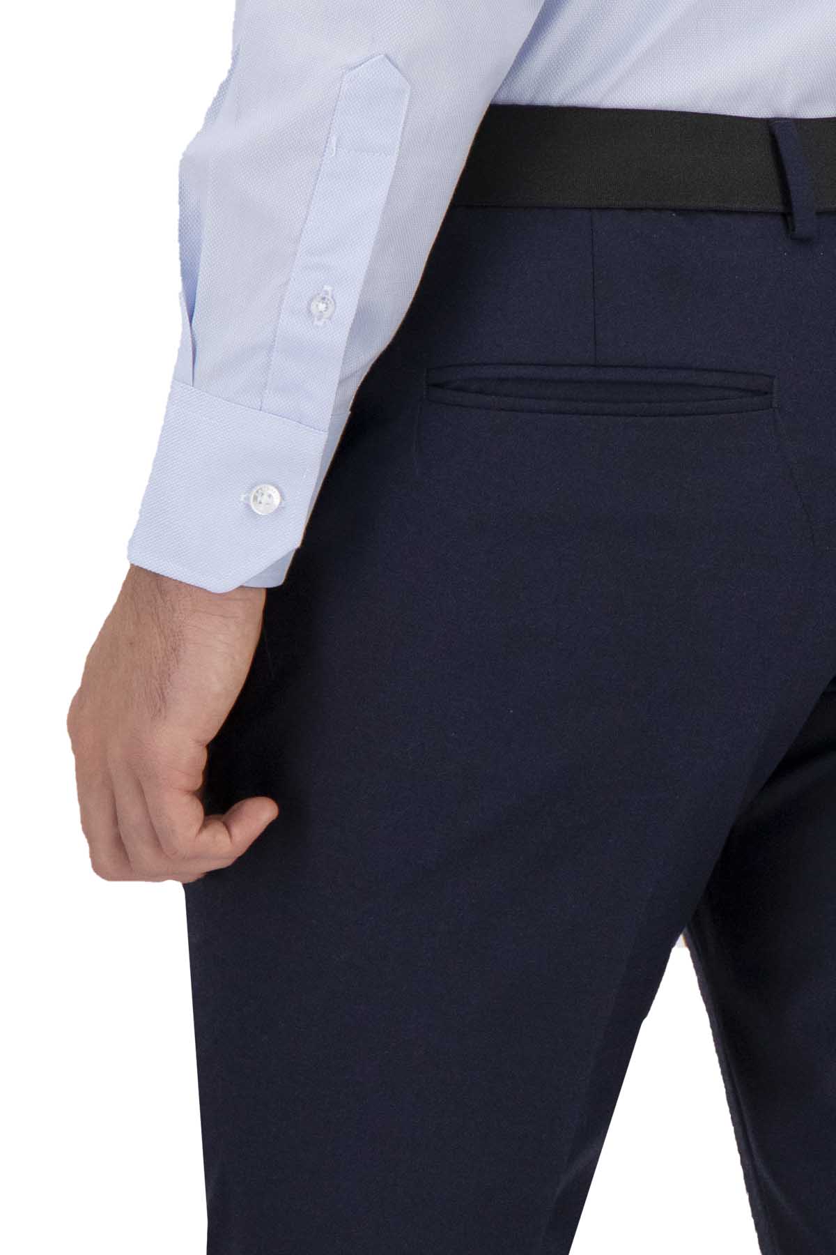 CAMISA VESTIR AZUL CIELO CONTEMPORARY FIT image number 4