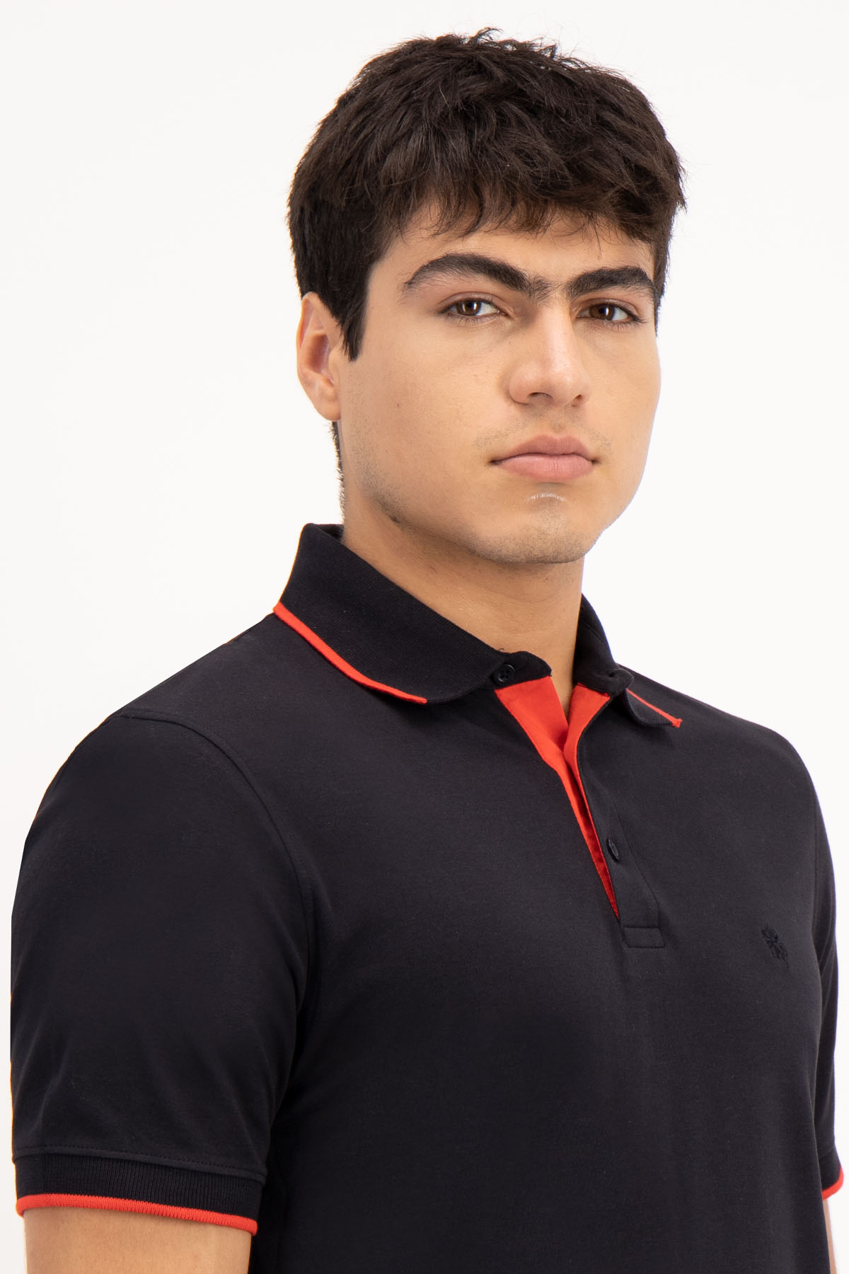 PLAYERA TIPO POLO CONTEMPORARY FIT LAMBERTI image number 2