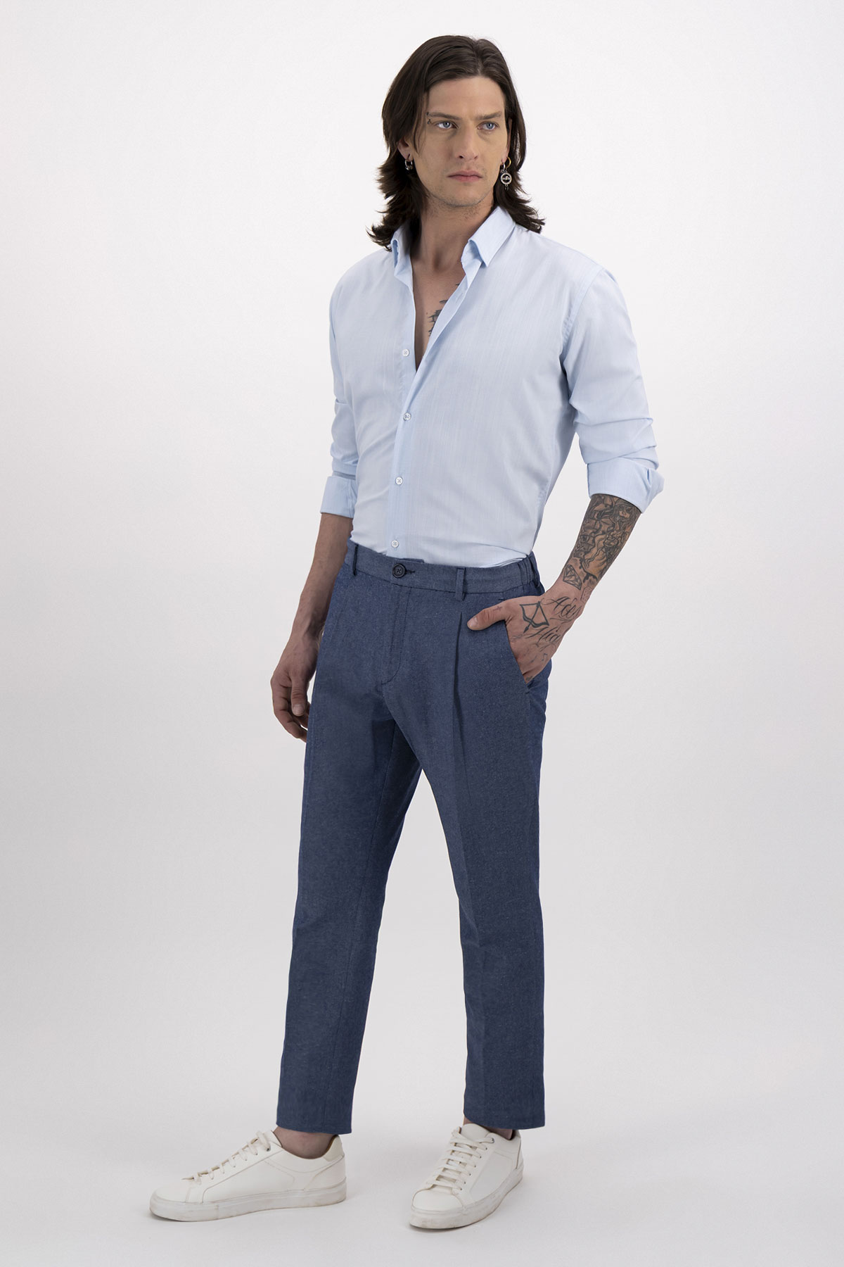 CAMISA FORMAL MILK TOUCH SLIM FIT LMENTAL image number 3