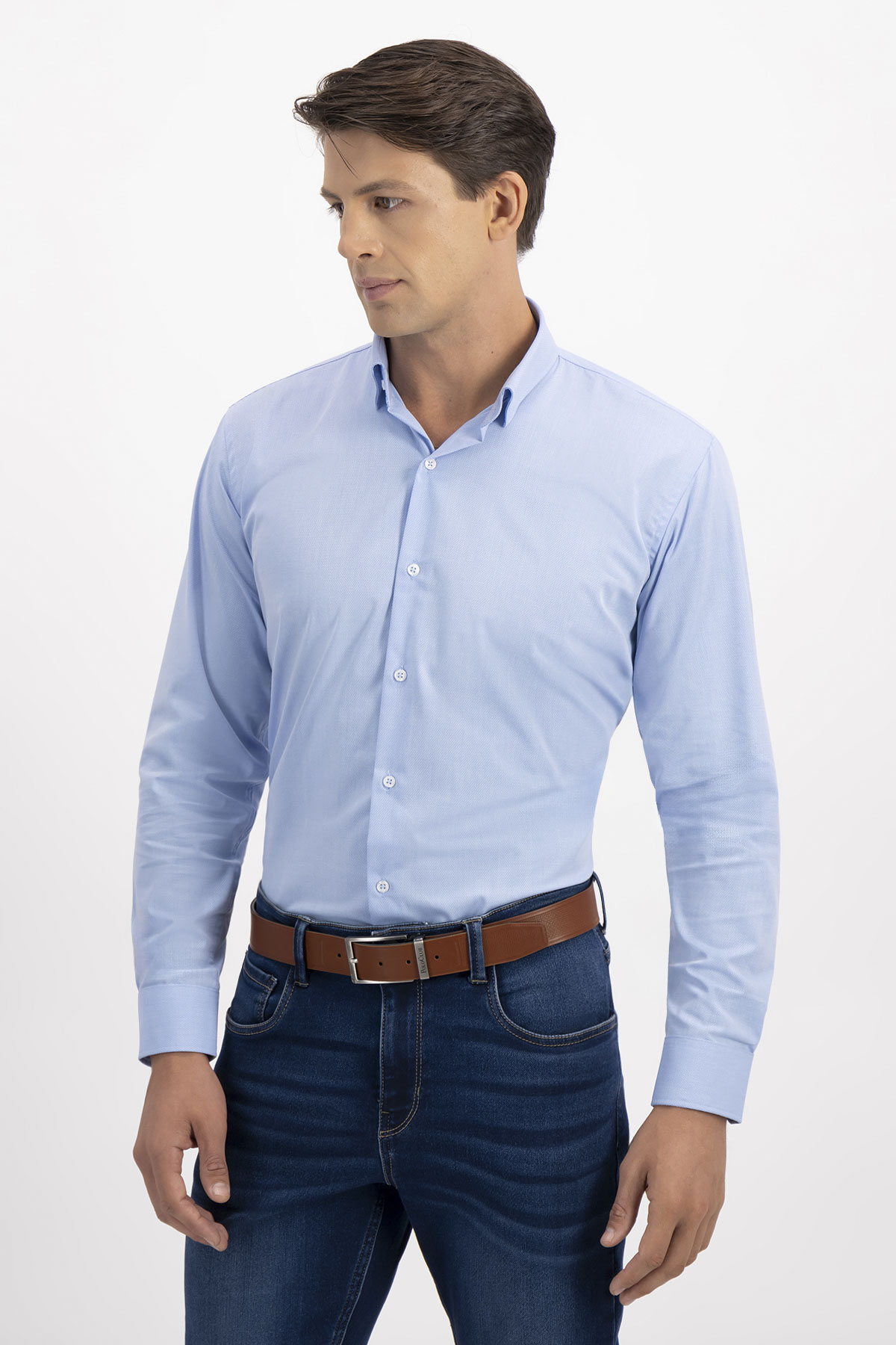 CAMISA FORMAL BAMBOO FIBER SLIM FIT LMENTAL