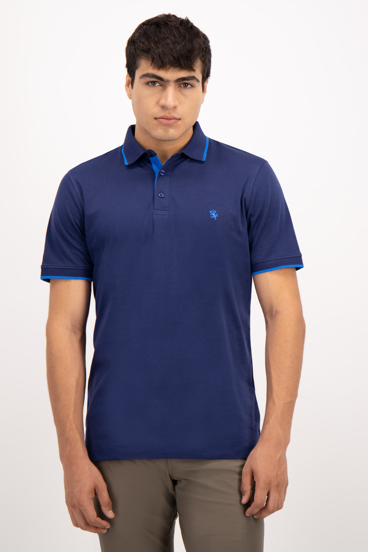 PLAYERA TIPO POLO CONTEMPORARY FIT LAMBERTI