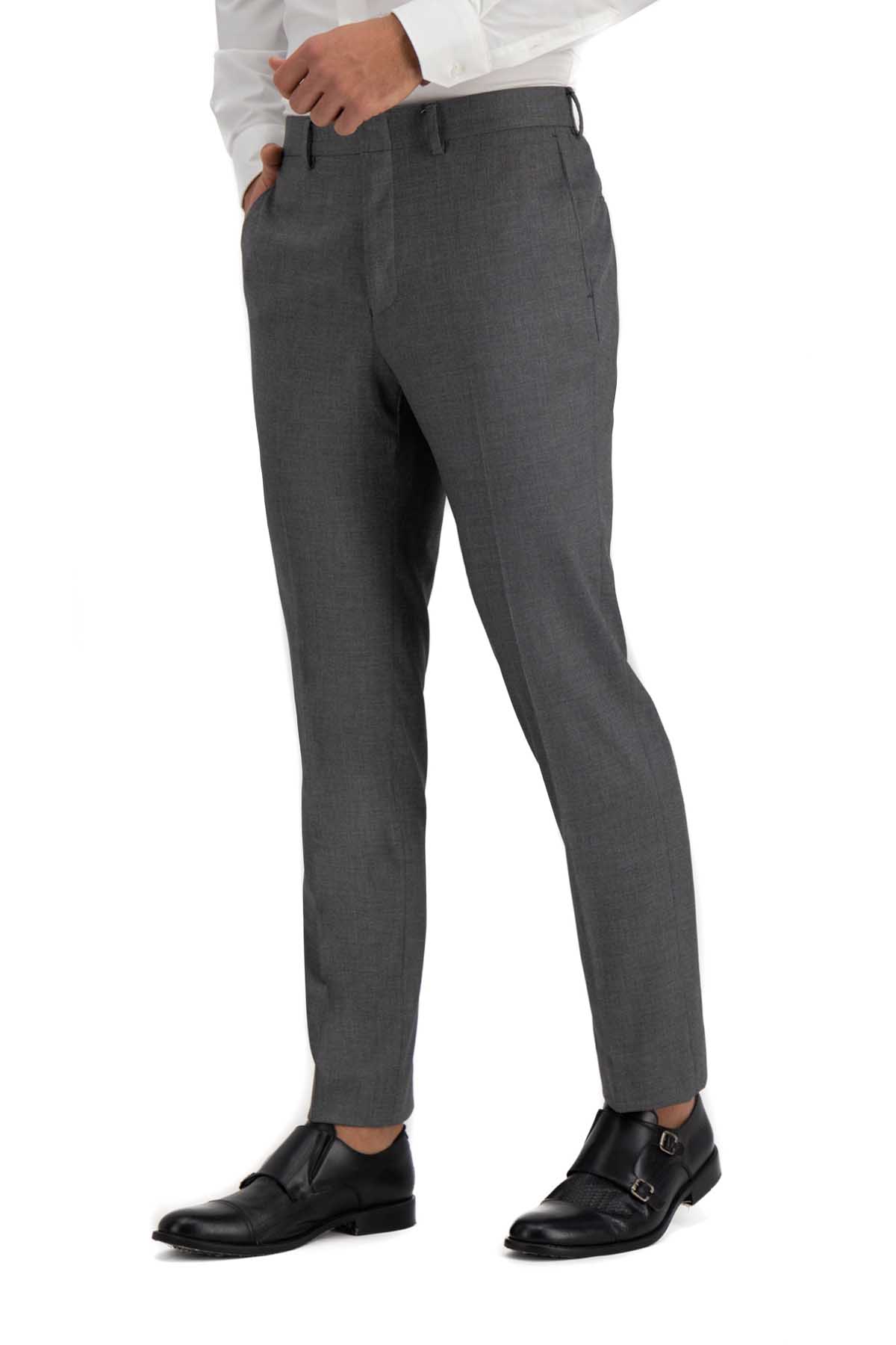 Pantalon gris de outlet vestir hombre combinaciones
