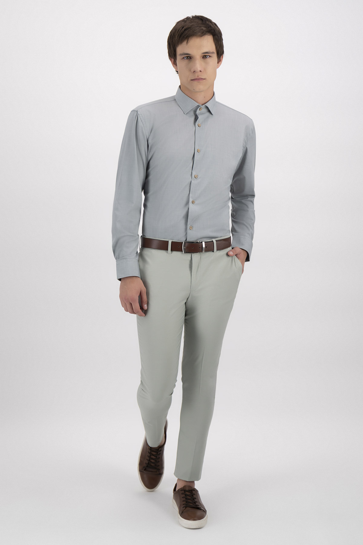 Camisa Formal Tlaolli Slim Fit