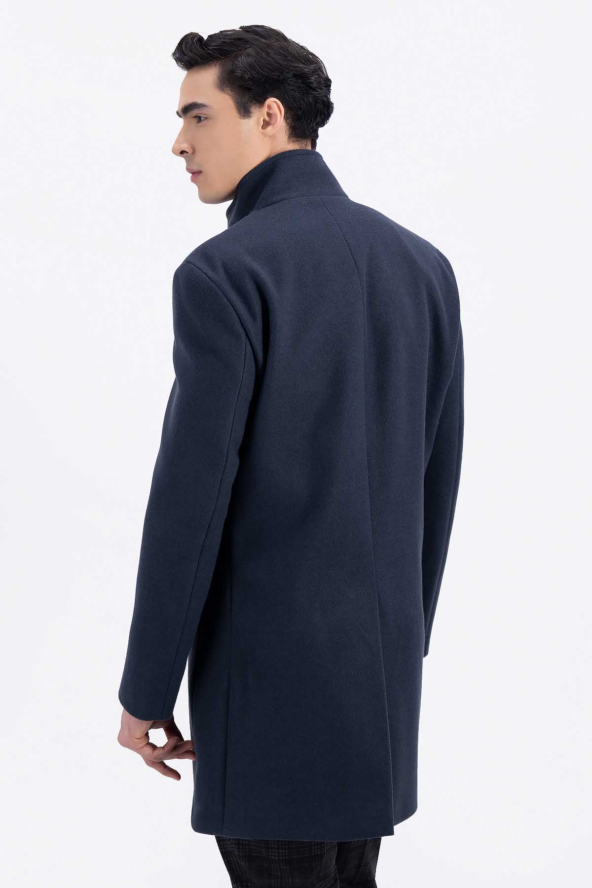 ABRIGO AZUL MARINO SLIM FIT LMENTA image number 2