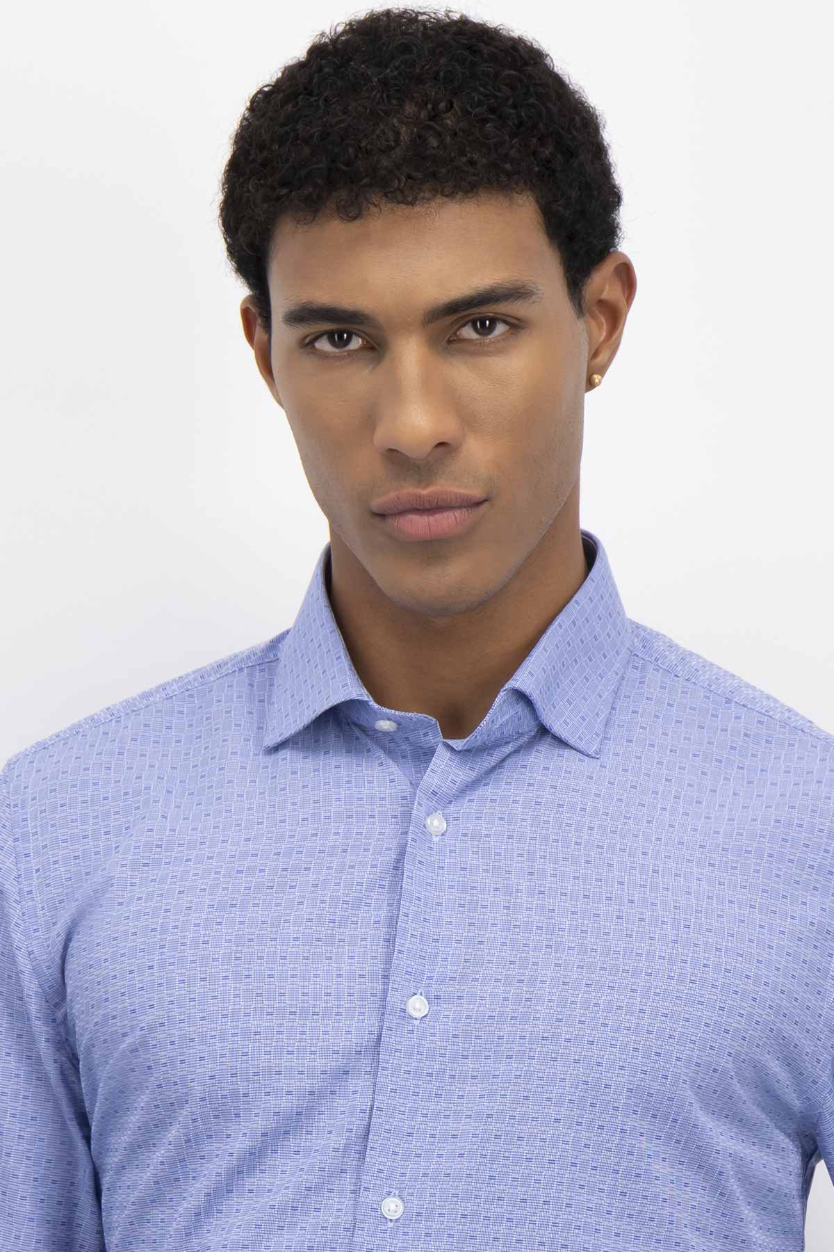 CAMISA FORMAL BAMBOO FIBER SKINNY FIT LMENTAL image number 1