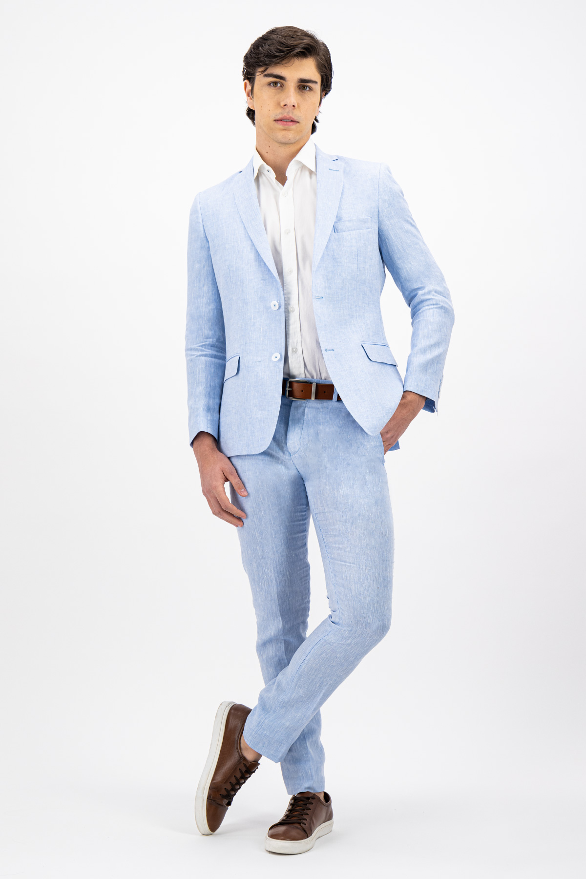SACO SEPARATE AZUL CLARO SLIM FIT LMENTAL image number 0