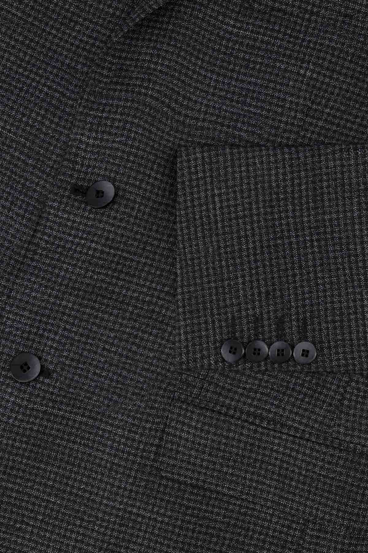 SACO CASUAL FRESCO DI LANA CONTEMPORARY FIT LAMBERTI image number 3
