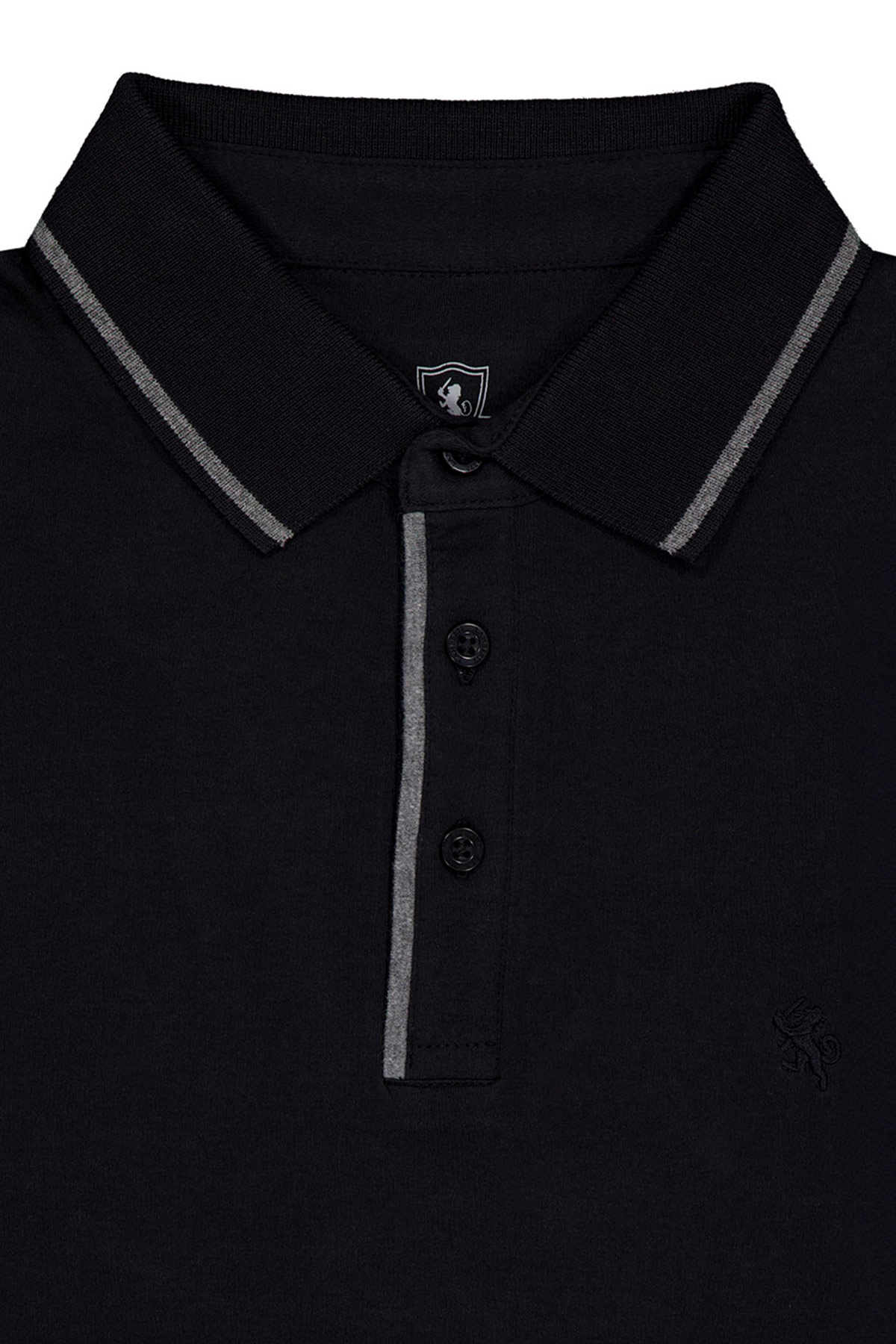 PLAYERA TIPO POLO PREMIUM COTTON CONTEMPORARY FIT LAMBERTI image number 4