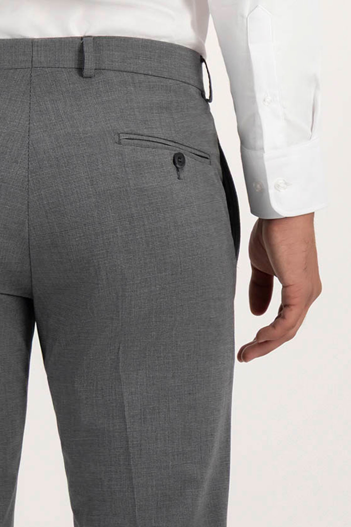 Pantalón Formal Wool Blend Slim Fit Lamberti image number 4