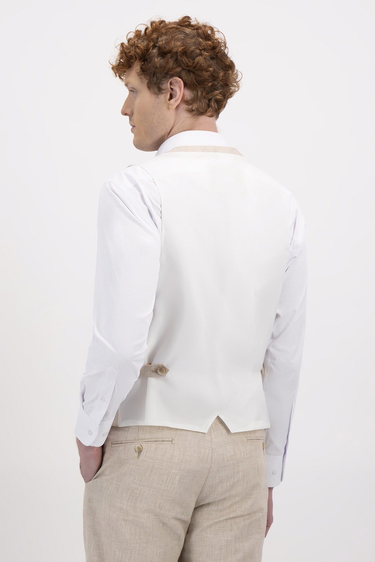 Chaleco Vestir Caballero Formal Slim Fit  Lino Lmental