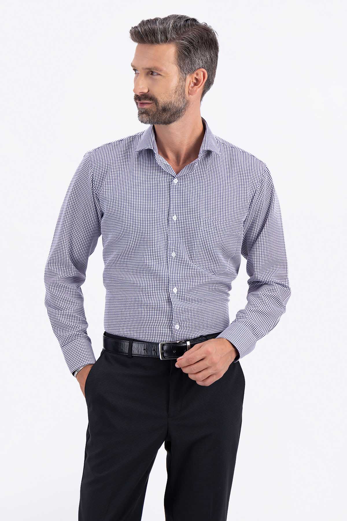 CAMISA VESTIR MORADA CONTEMPORARY FIT SONNETI UO